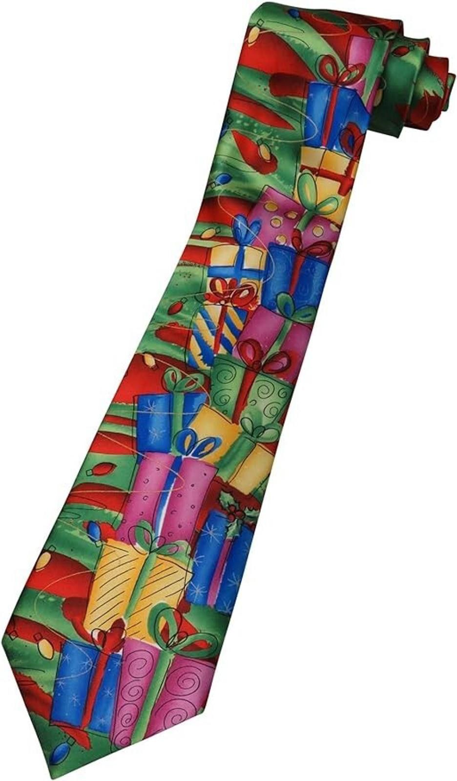 Designer Jerry Garcia Neck Tie Collection 60 Merry Christmas New Size ONE SIZE - 1 Preview