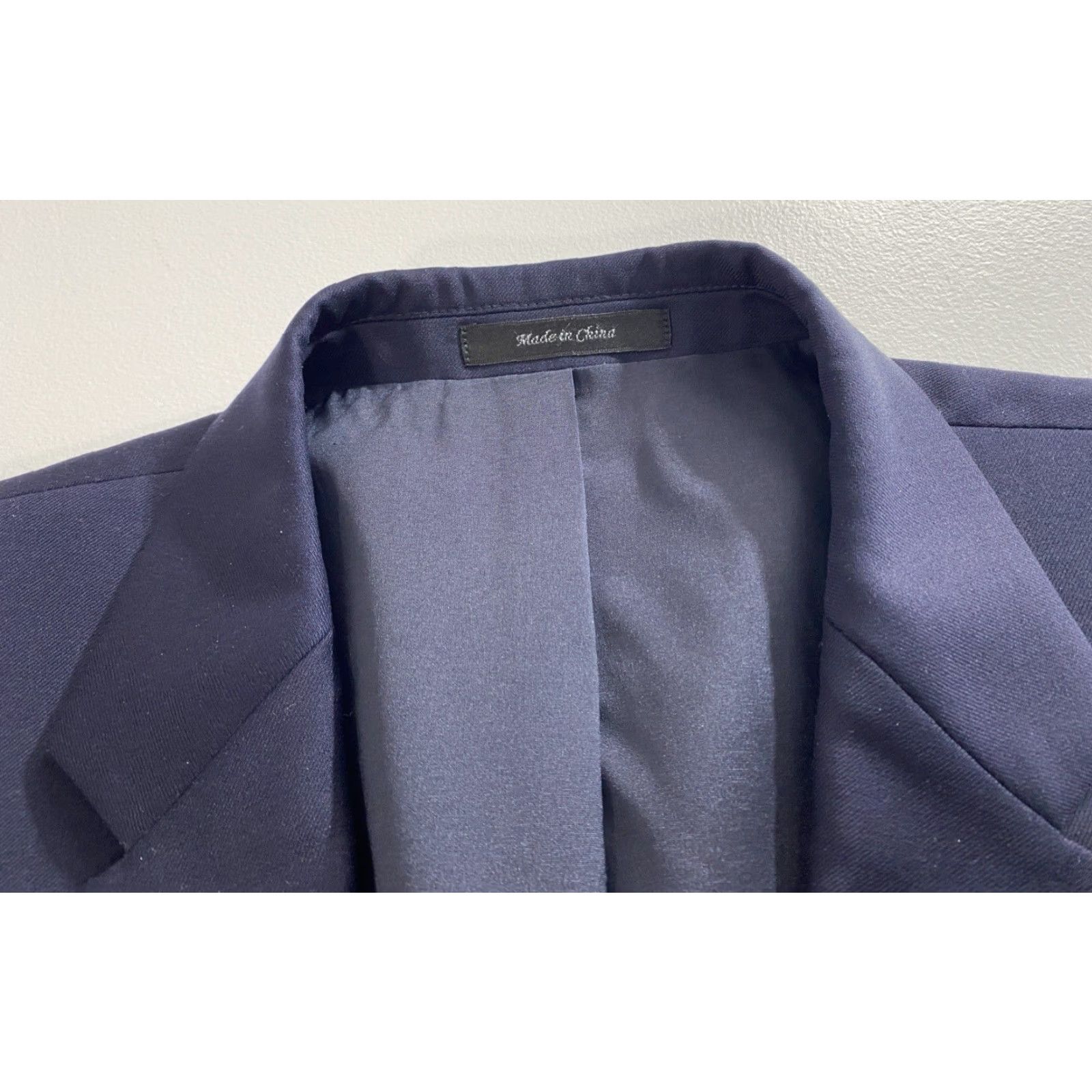 Ralph Lauren Lauren Ralph Lauren Men’s Wool Blazer Navy Sz 42 L - 2-Button, Single-Breasted, Vintage/Pre-owned Regular Fit, 100% Wool, Classic, Classic Navy, Mens Size 42R - 7 Thumbnail