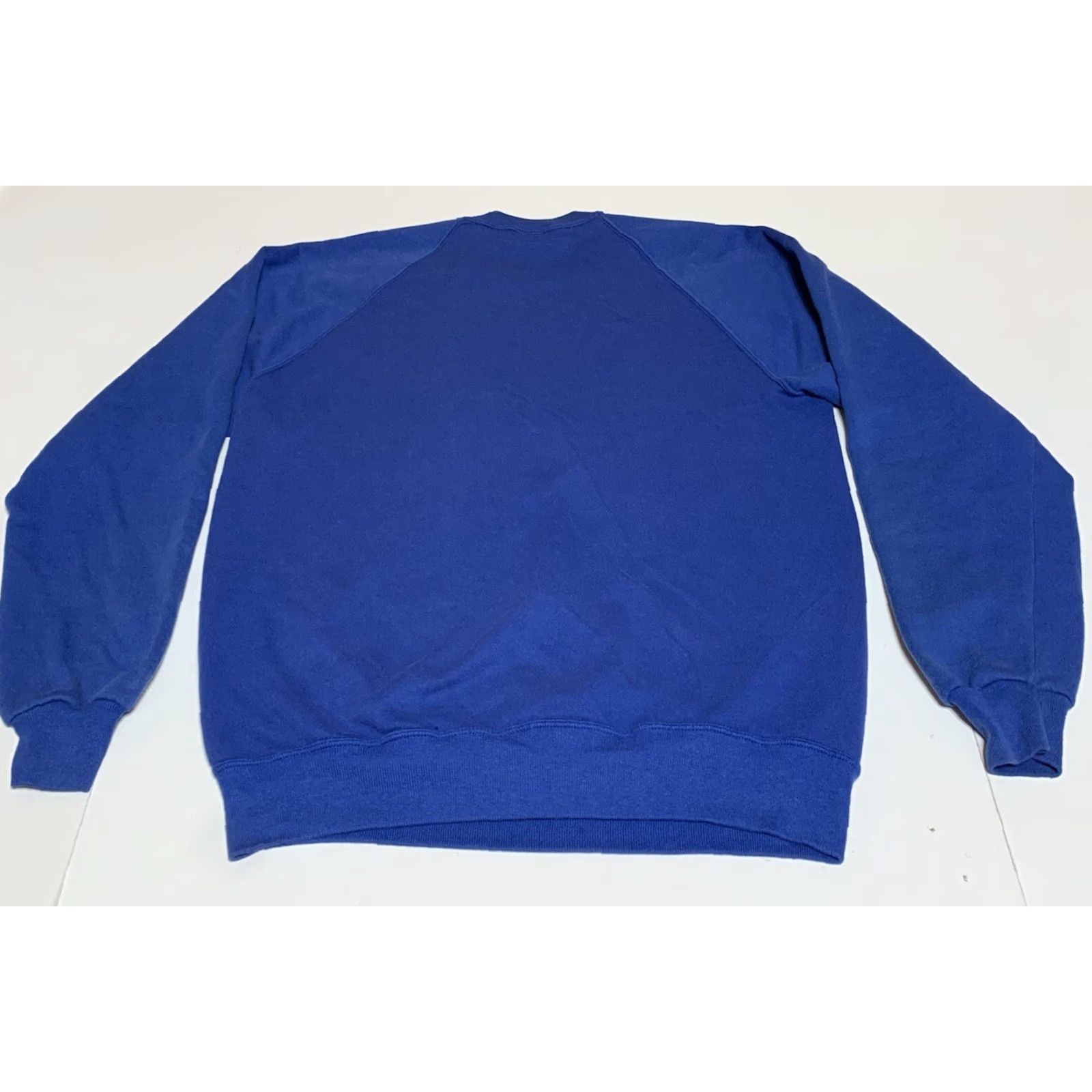 Jerzees VINTAGE Jerzees Sweatshirt Crew Neck Men L/M Blue 50/50 90s Retro Athleisure USA Stained Classic Regular Size XL Shrunk Measurements 21.5in Stains Size US L / EU 52-54 / 3 - 2 Thumbnail