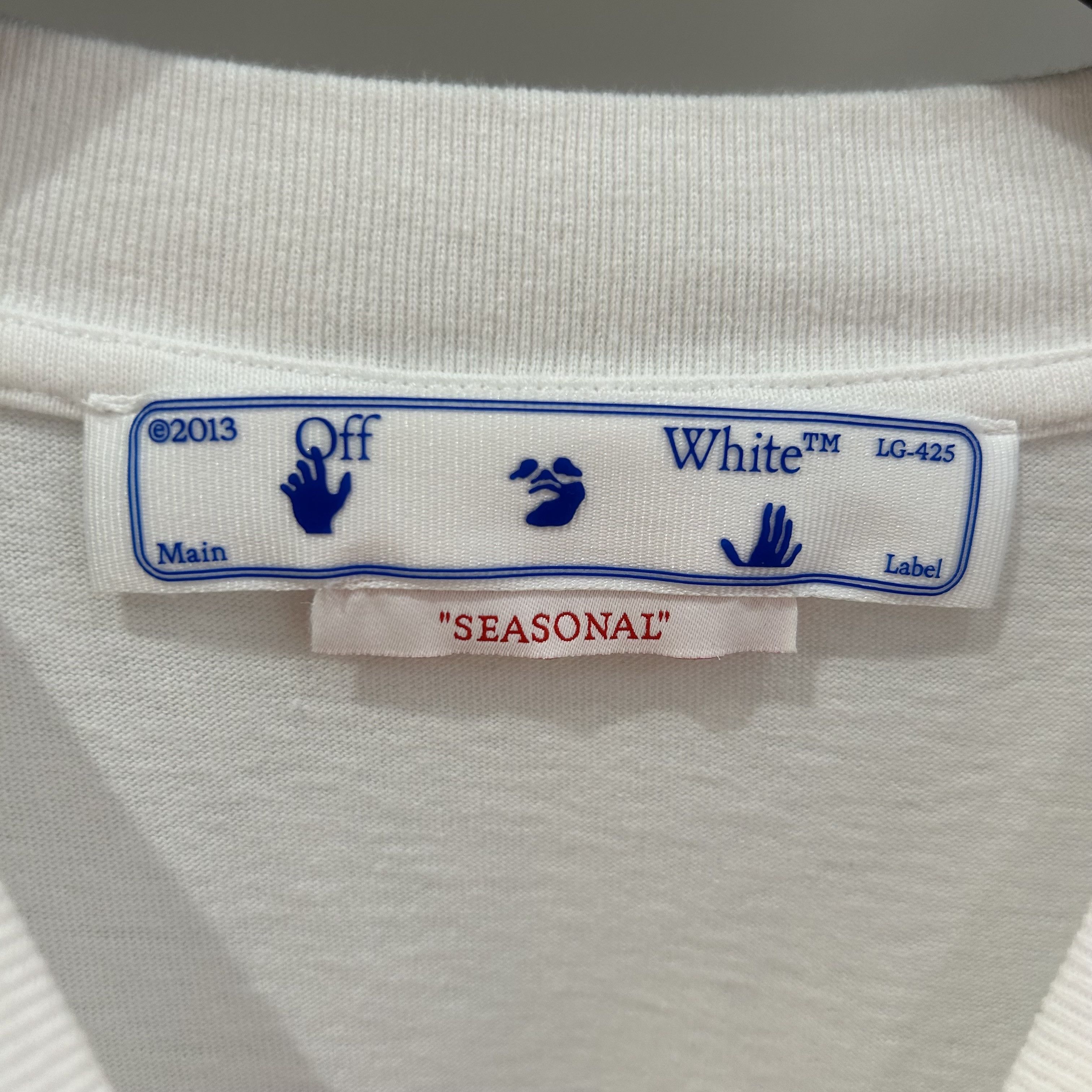 Off-White OFF-WHITE Brush Arrows Slim Skate S/S Tee Size US M / EU 48-50 / 2 - 4 Thumbnail