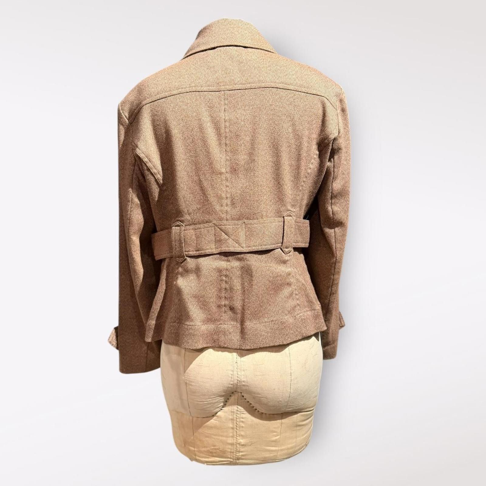 Michael Kors Michael Kors Brown Belted Jacket Size S Size S / US 4 / IT 40 - 2 Thumbnail