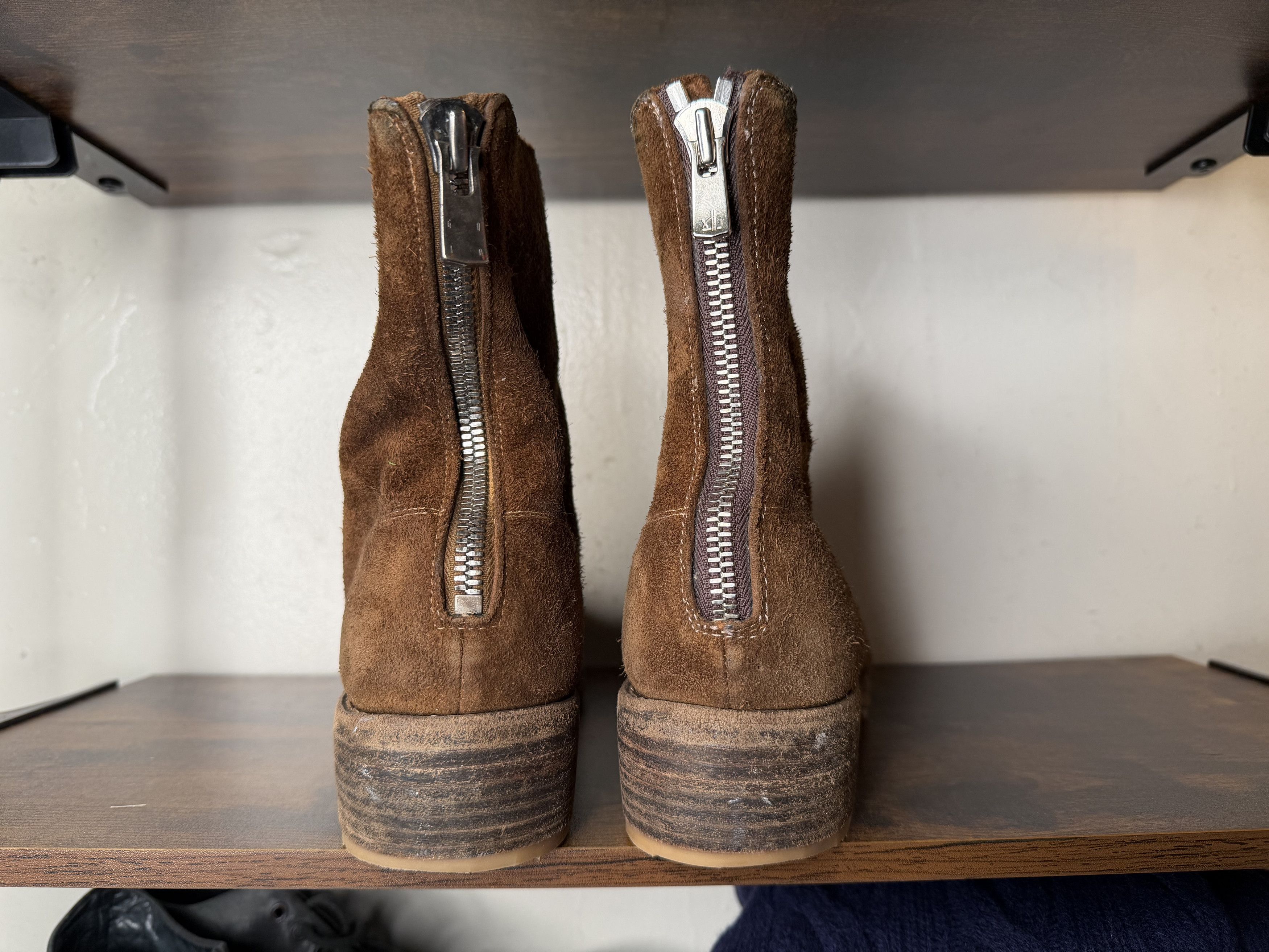 Guidi Guidi reverse brown sz 44.5 back zip Size US 11.5 / EU 44-45 - 3 Thumbnail