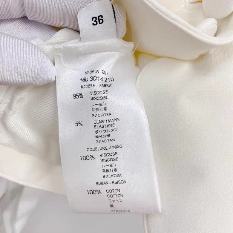Givenchy Givenchy White Open Back Top 36 Size XS / US 0-2 / IT 36-38 - 8 Thumbnail