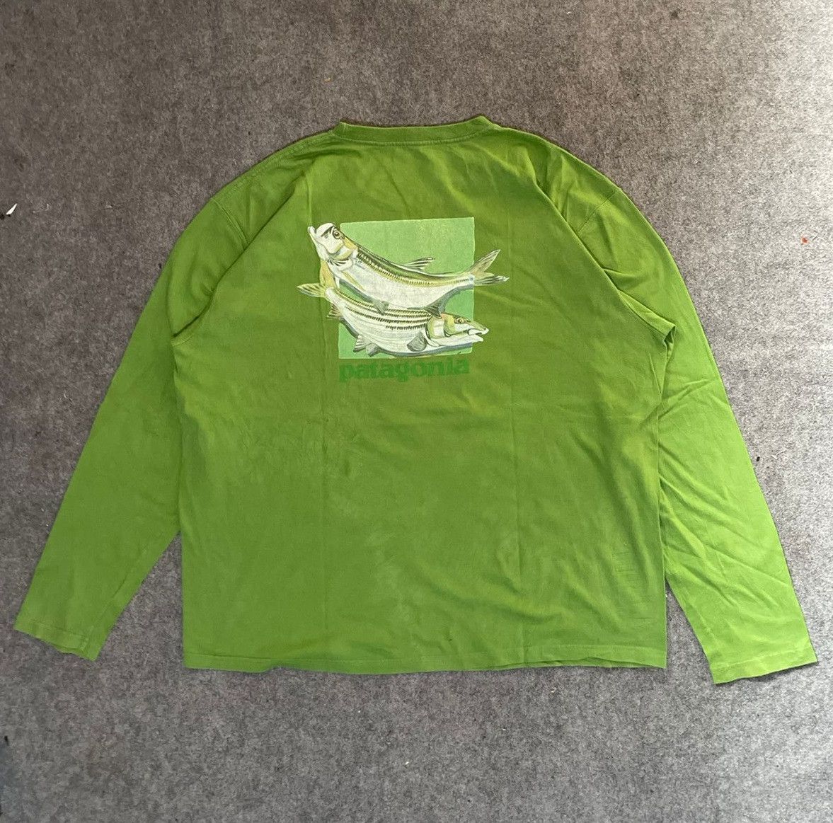 Patagonia Patagonia Vintage Long Sleeve T-Shirt Large Size Fishing Size US XL / EU 56 / 4 - 2 Thumbnail
