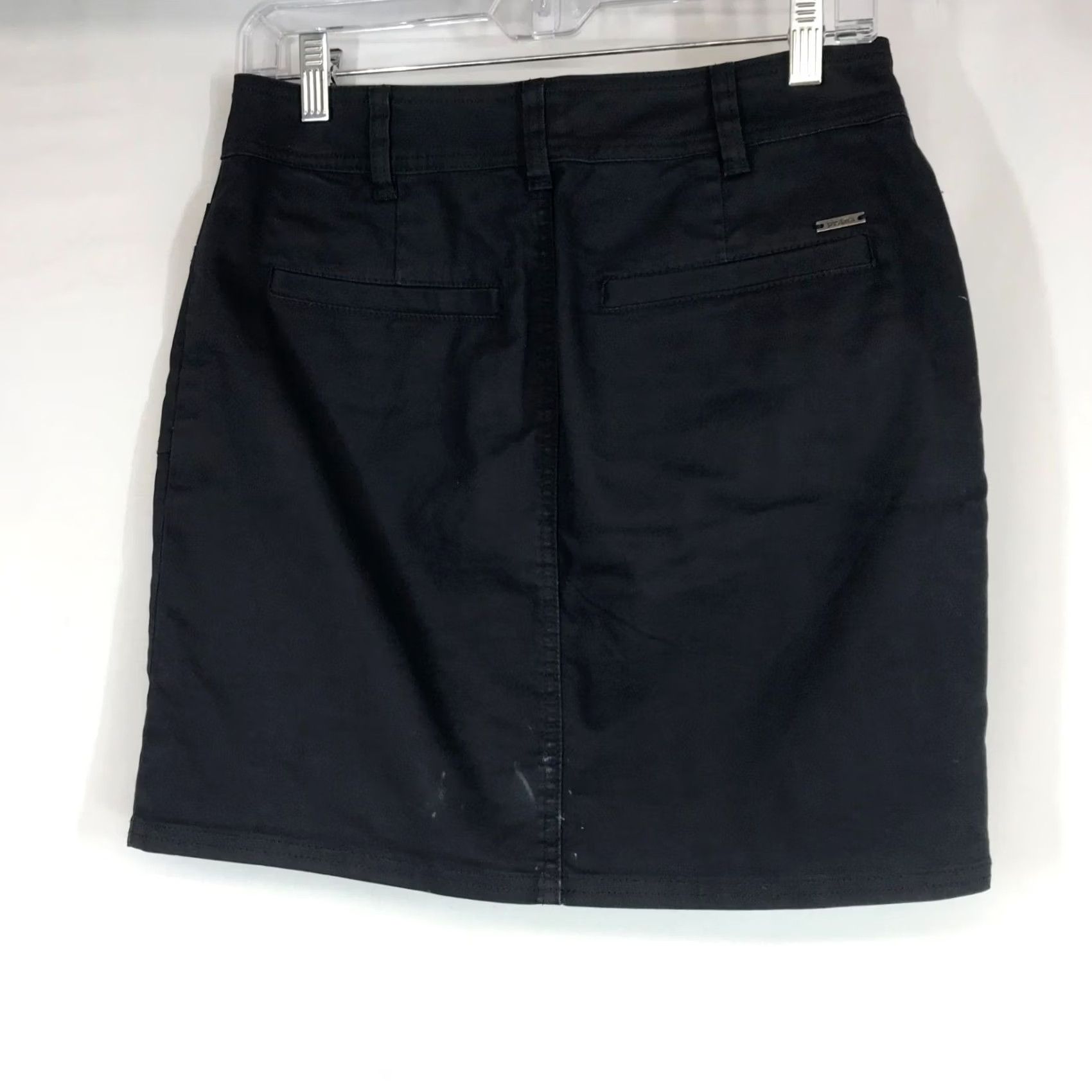 Prana PRANA WOMEN'S Skirt NAVY 4 Button Pockets Short Short Navy 90s? Size 27" / US 4 / IT 40 - 4 Thumbnail