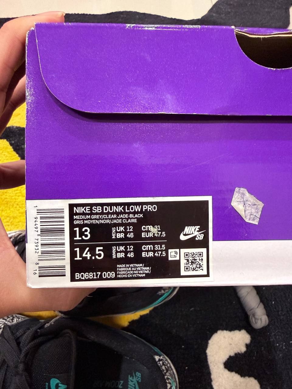 Nike Nike SB Dunk Low atmos Elephant (2020) BQ6817-009 Size US 13 / EU 46 - 10 Thumbnail