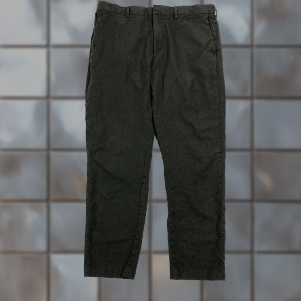 Banana Republic Banana Republic Dress Pants Wool Olive Green 36x30 Men Regular Flat Front Cuffed Pockets 120s 36x30 Vintage: No Size US 36 / EU 52 - 1 Thumbnail