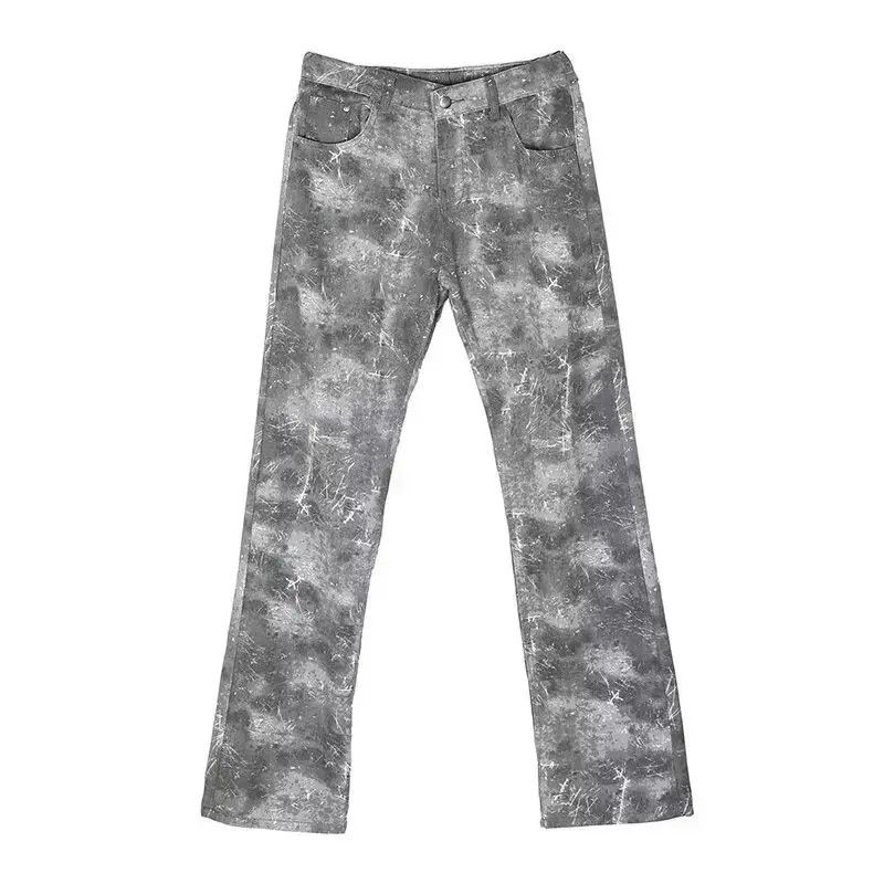 Japanese Brand Retro loose washed tie dye jeans Size US 32 / EU 48 - 5 Thumbnail