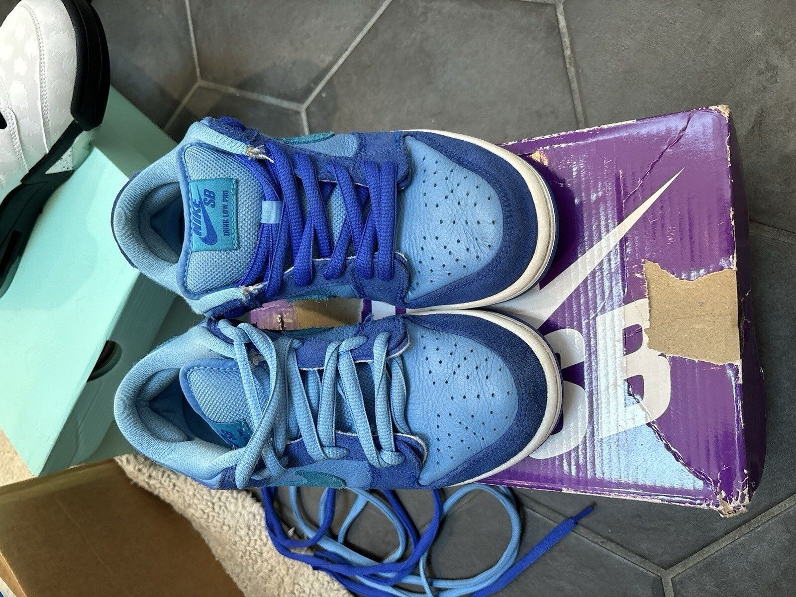 Nike Nike Dunk Low Pro SB Fruity Pack - Blue Raspberry Size US 5.5 / EU 38 - 3 Thumbnail