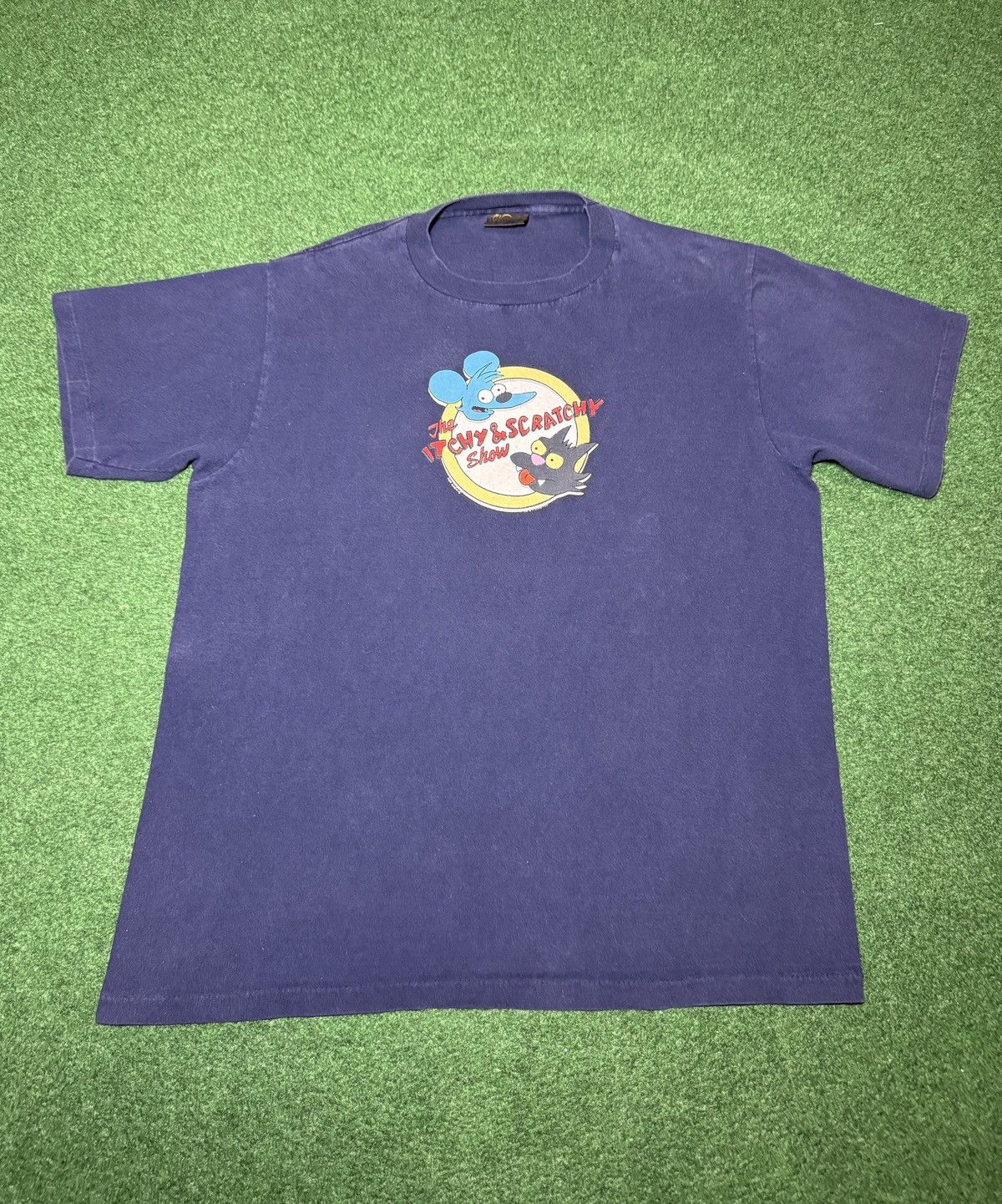 Changes Itchy And Scratching Simspsons 90s Y2K Cartoon Lrg T Shirt Size US L / EU 52-54 / 3 - 1 Thumbnail
