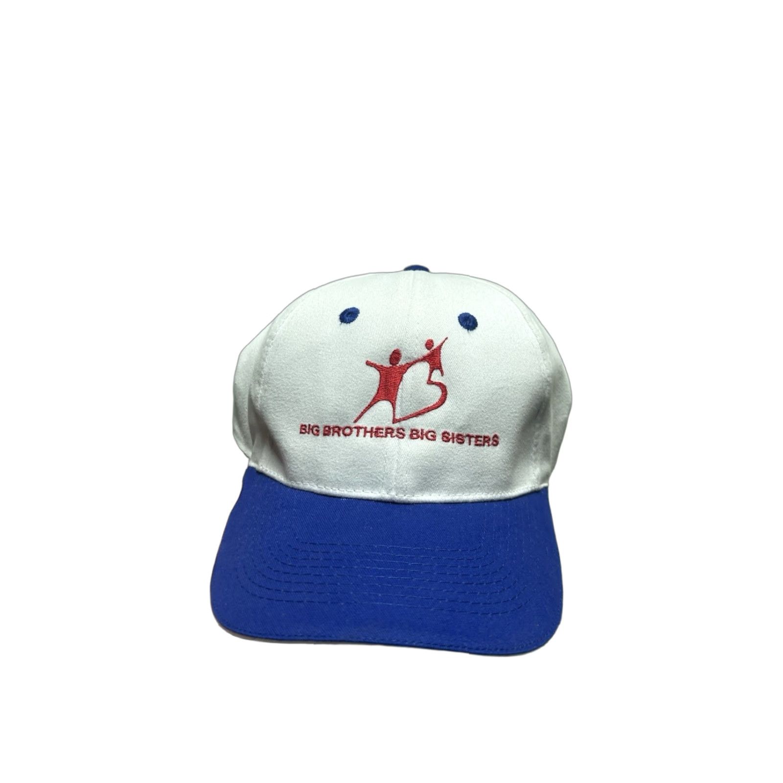 Vintage VINTAGE White Blue Adjustable Big Brothers Big Sisters Program Baseball Cap Hat Men Size ONE SIZE - 1 Thumbnail