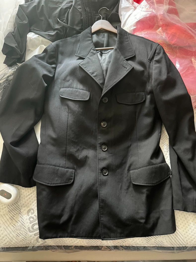 Yohji Yamamoto Yohji Yamamoto 19 aw suit work jacket Size US XL / EU 56 / 4 - 3 Thumbnail