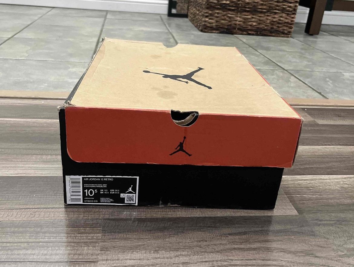 Jordan Brand × Nike jordan 12 stealth size 10.5 Size US 10.5 / EU 43-44 - 7 Thumbnail