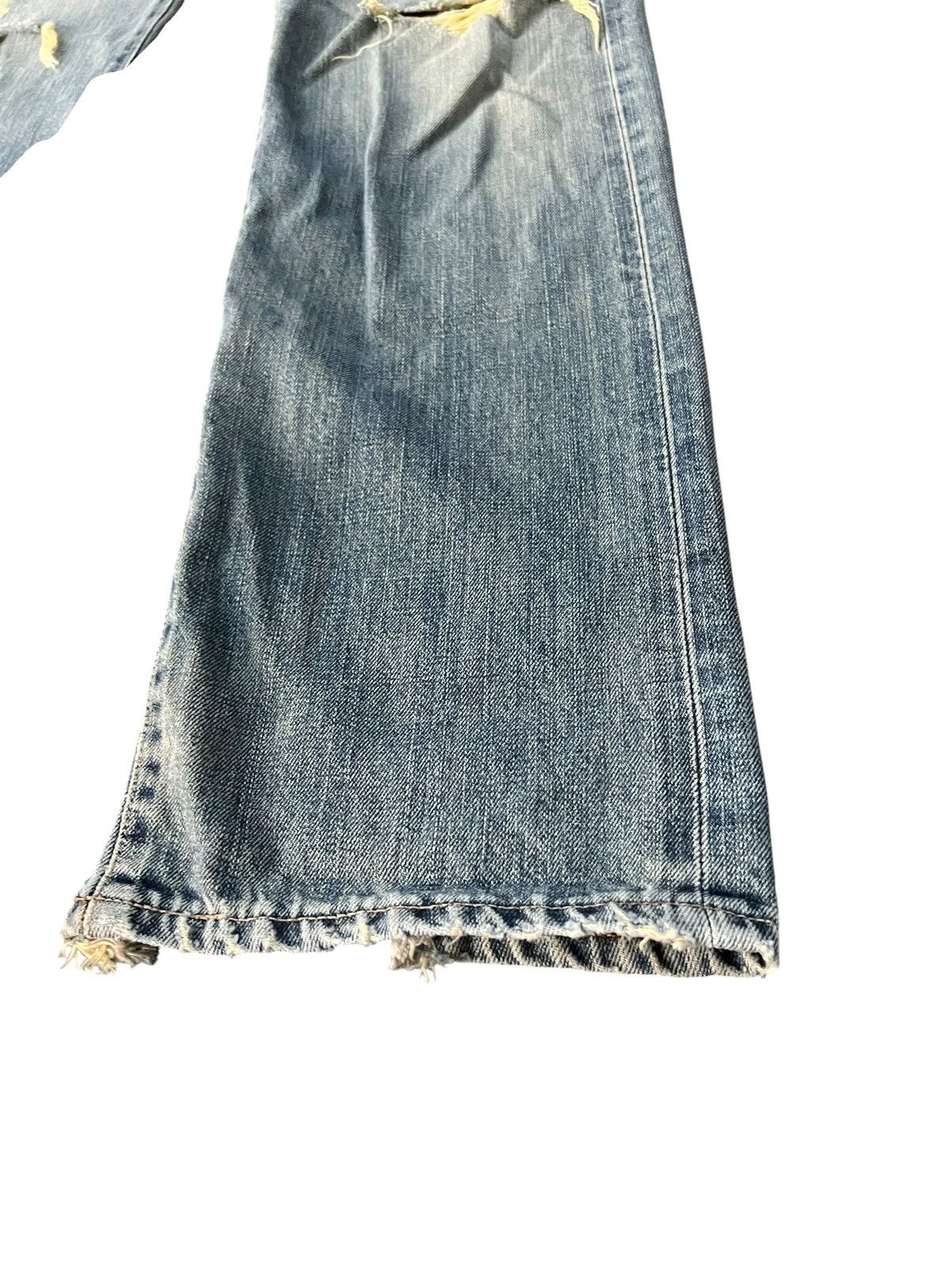 Edwin Edwin 505xx Selvedge Distressed Faded Jean Size US 31 - 8 Thumbnail