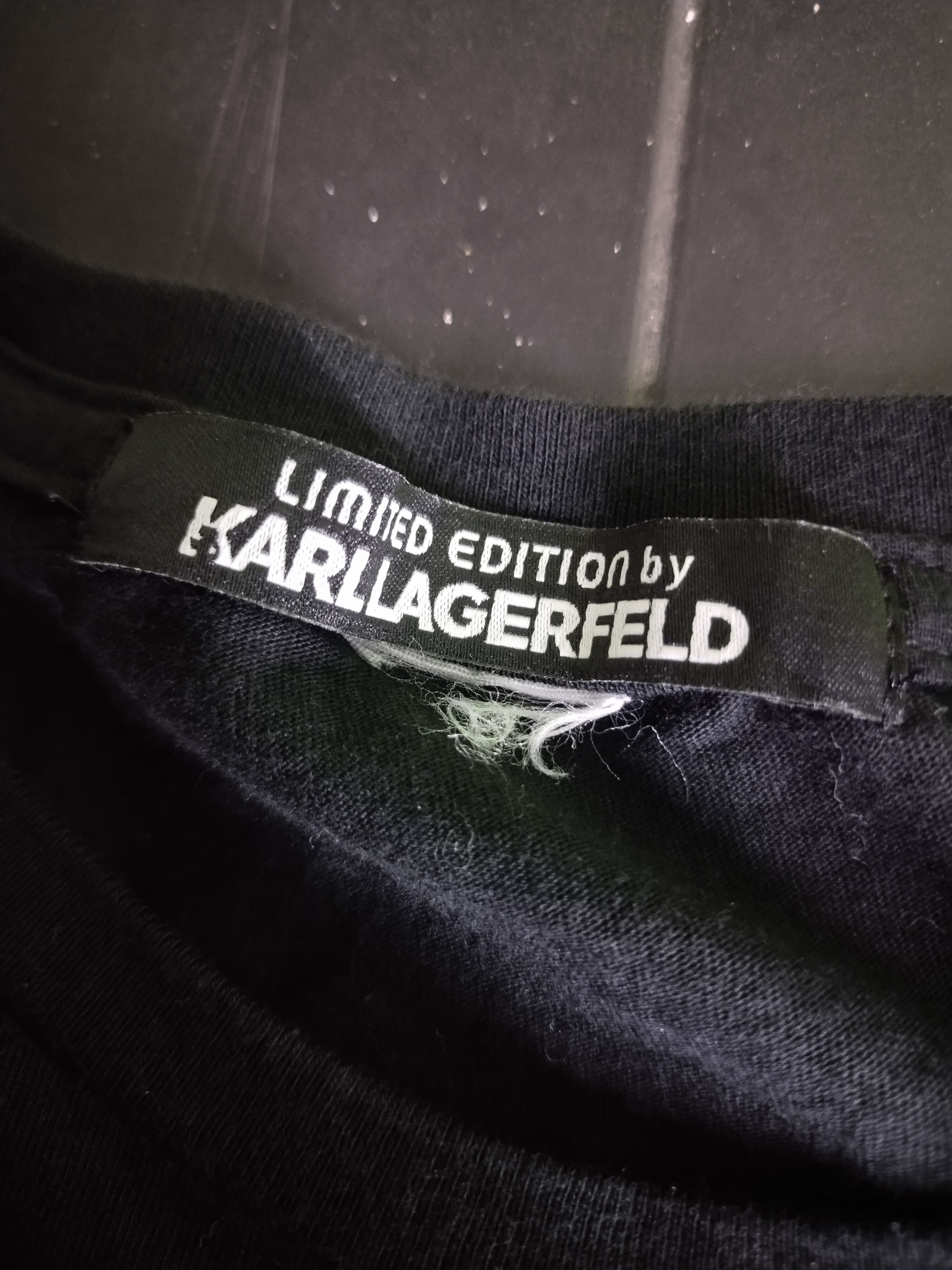 Karl Lagerfeld Karl Lagerfeld Black Tee Size US S / EU 44-46 / 1 - 8 Thumbnail