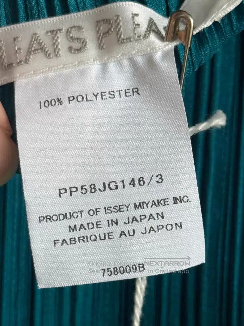 Issey Miyake Issey Miyake size:3 Midi Skirt, Turquoise Green Size 31" - 6 Thumbnail