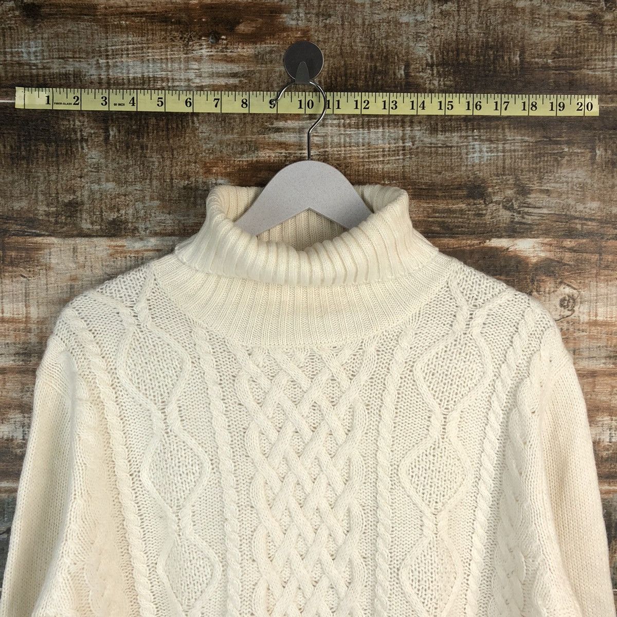 GU × Homespun Knitwear × Japanese Brand GU White Turtle Neck Knitwear #A1785 Size US M / EU 48-50 / 2 - 4 Thumbnail