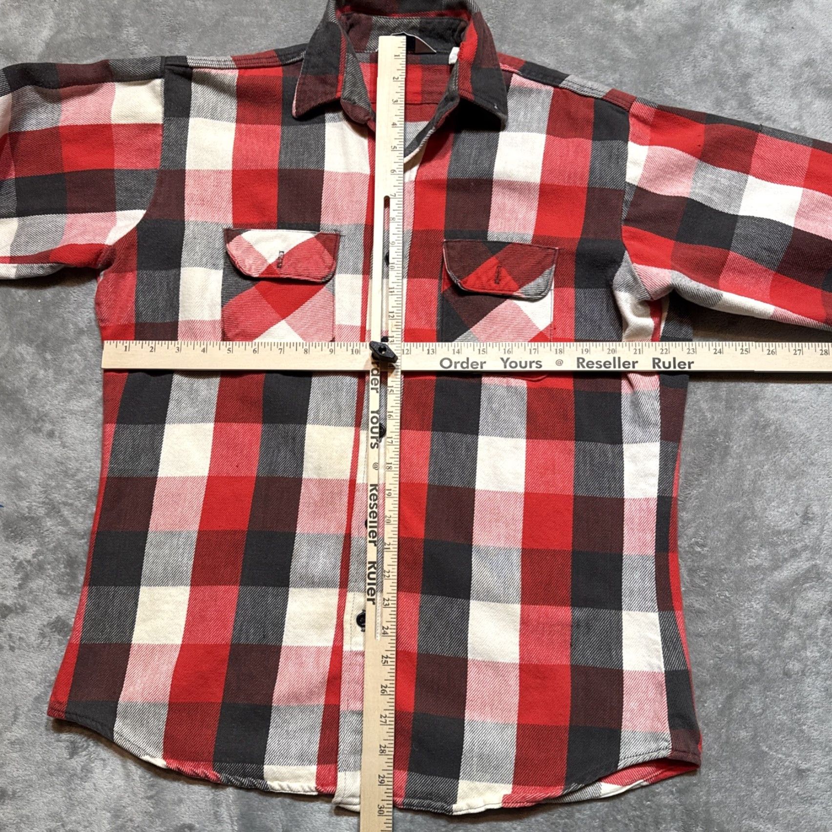 Vintage VINTAGE Five Brothers Shirt Men's L Red Plaid Flannel Cotton Tallman USA Made Size US L / EU 52-54 / 3 - 4 Thumbnail