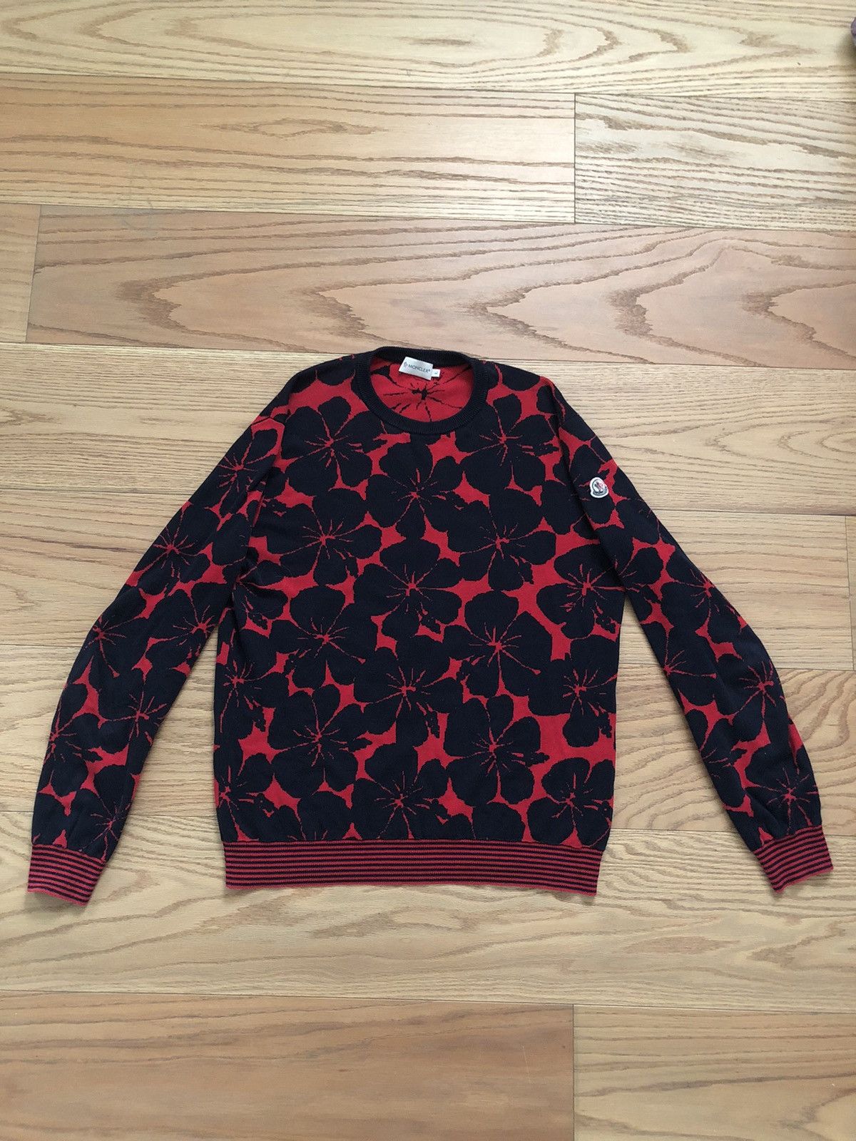 Moncler Moncler Maglia Tricot Girocollo Neck Knitted Sweater Grailed