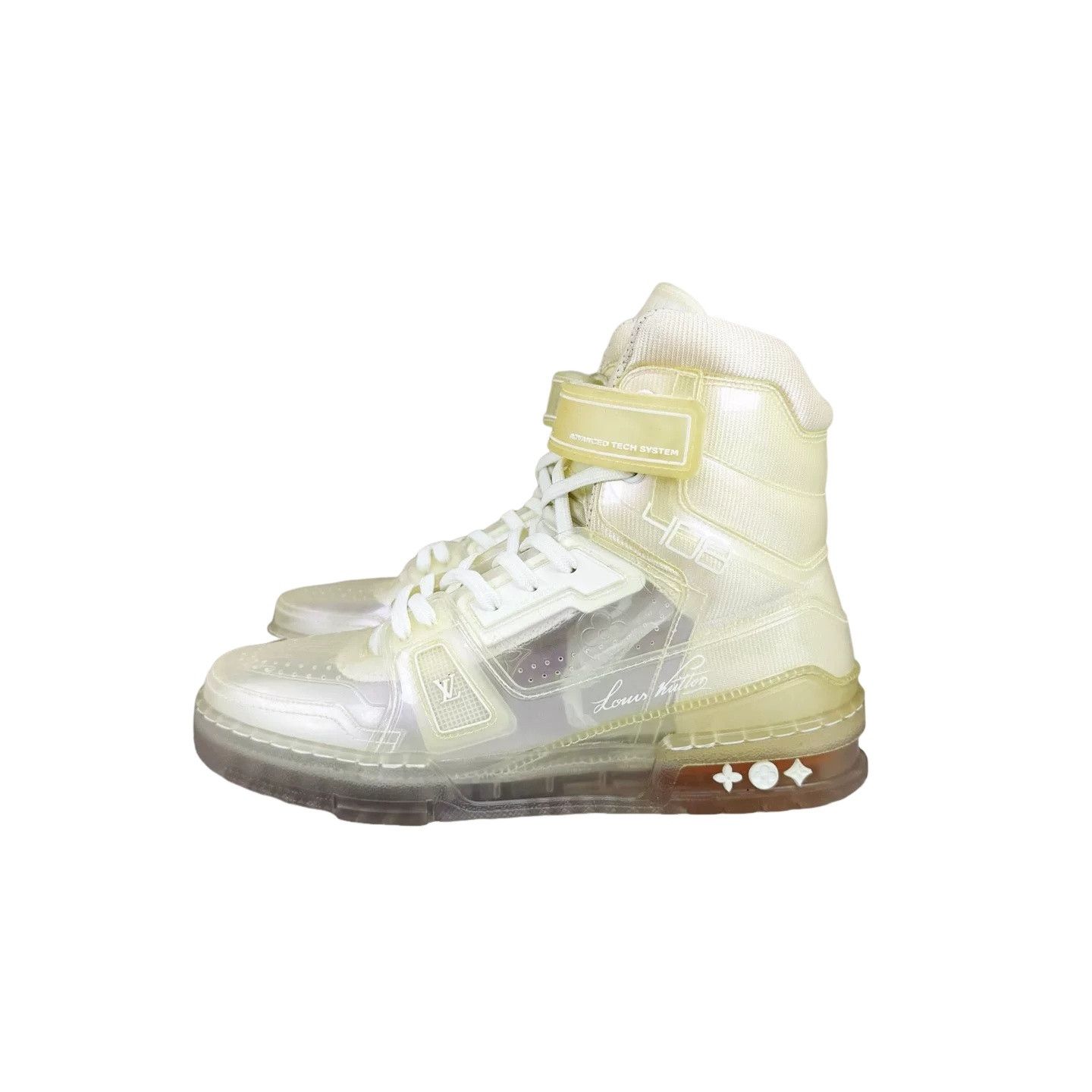 Louis Vuitton Louis Vuitton Transparent High Top Trainer Sneakers 5 Size US 6 / EU 39 - 1 Thumbnail