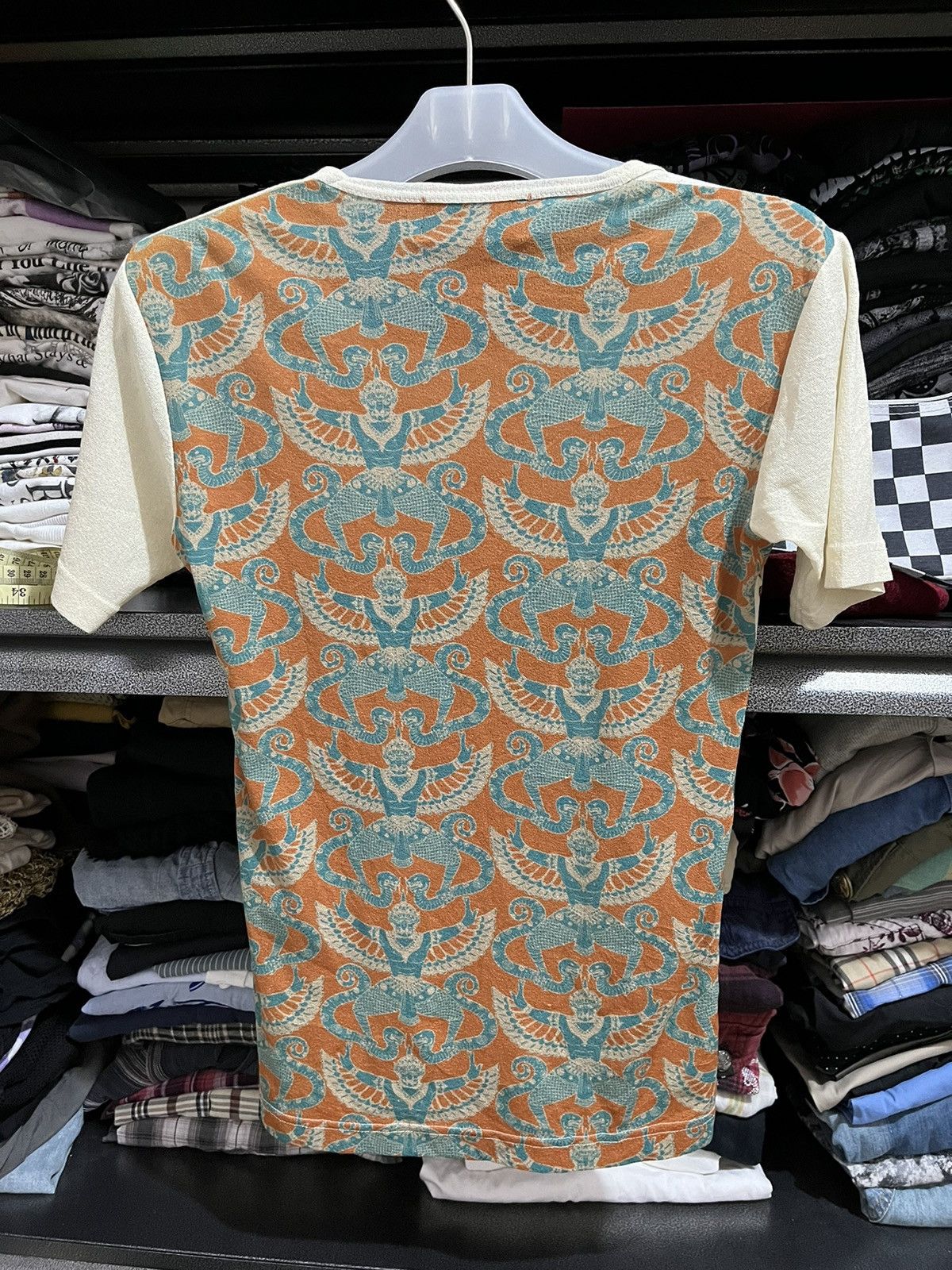 Japanese Brand 💸BINDINGOFFER💸Mashmania bali traditional printed mesh top Size S / US 4 / IT 40 - 2 Thumbnail