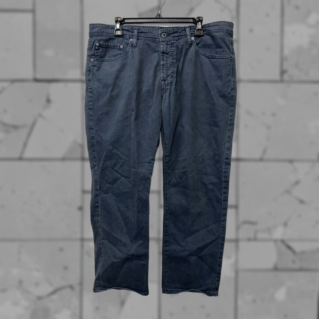 Vintage AG The Graduate Pants Mens 36x34 Chino Blue Size US 36 / EU 52 - 1 Thumbnail