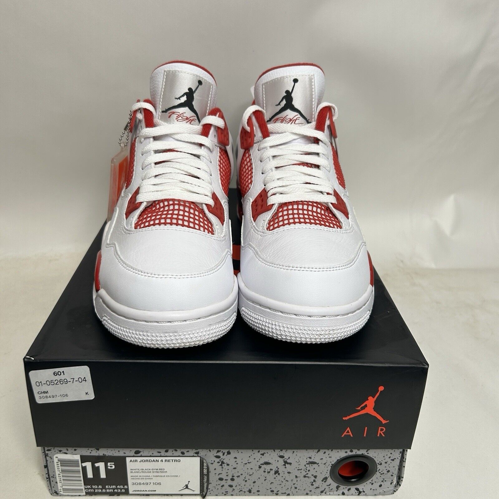 Jordan Brand Nike Shoes Air Jordan 4 Retro “Alternate 89” 2024 Size US 11.5 / EU 44-45 - 2 Thumbnail