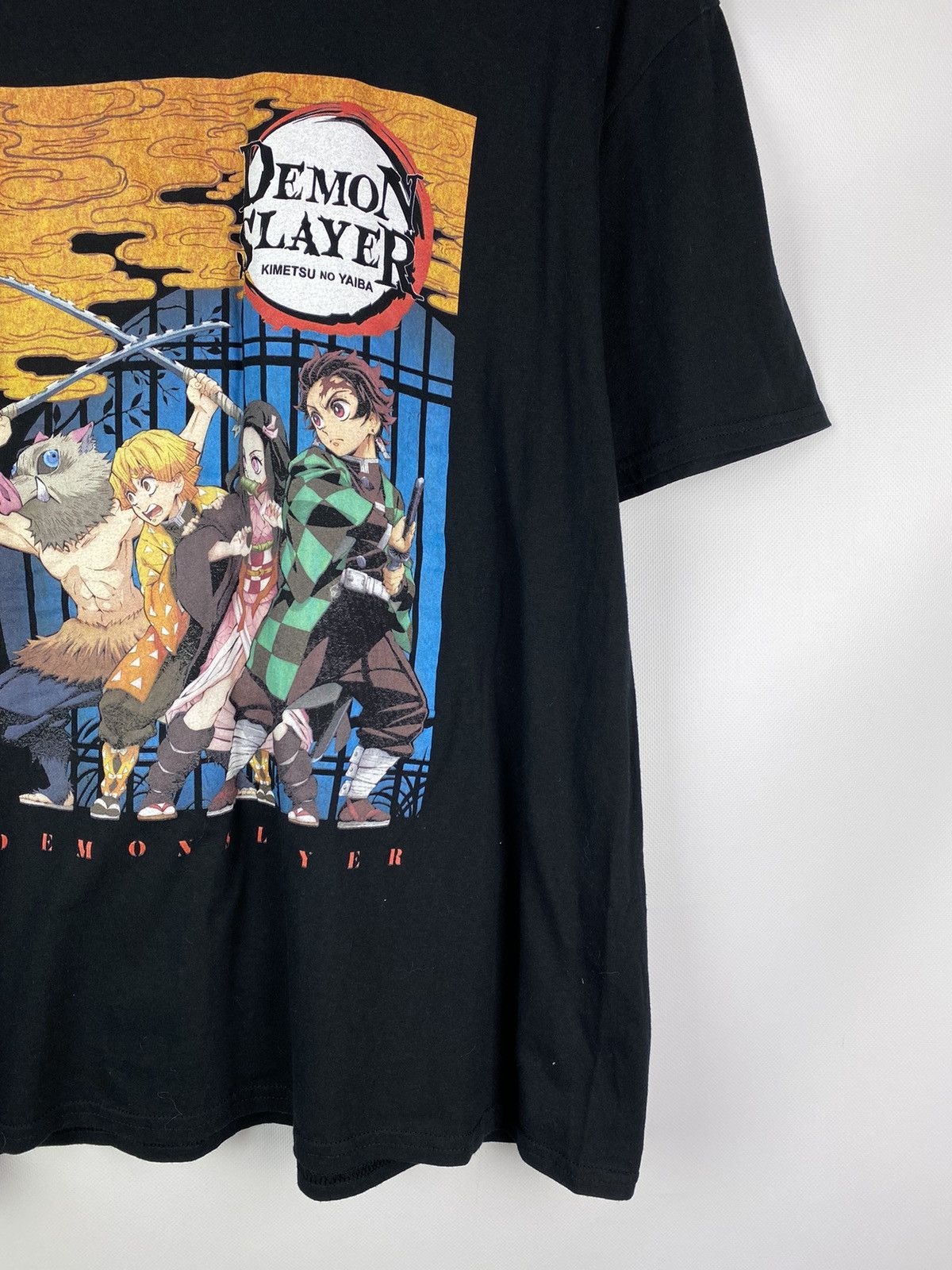 Anime Demon Slayer Kimetsu No Yaiba Poster men’s t shirt anime Size US XL / EU 56 / 4 - 7 Thumbnail