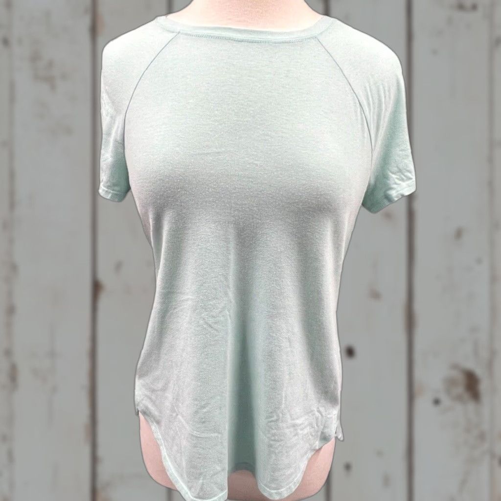 Avia VINTAGE Avia Women's T-Shirt Short Sleeve Pullover Casual Solid Spearmint Medium Size M / US 6-8 / IT 42-44 - 1 Thumbnail