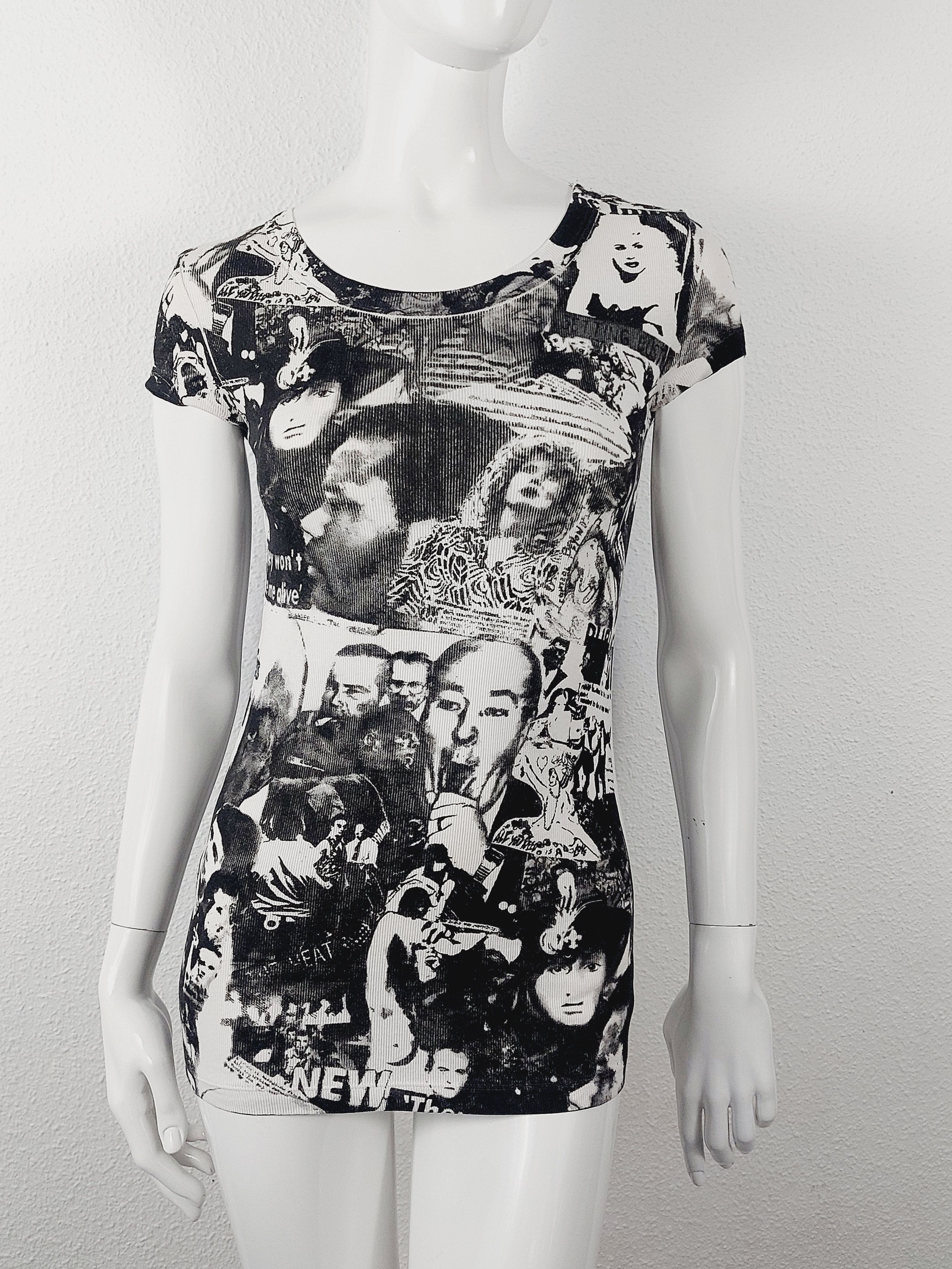 Dolce & Gabbana Dolce and Gabbana D&G Newspaper Faces Gazette Journal Top Size US S / EU 44-46 / 1 - 3 Thumbnail