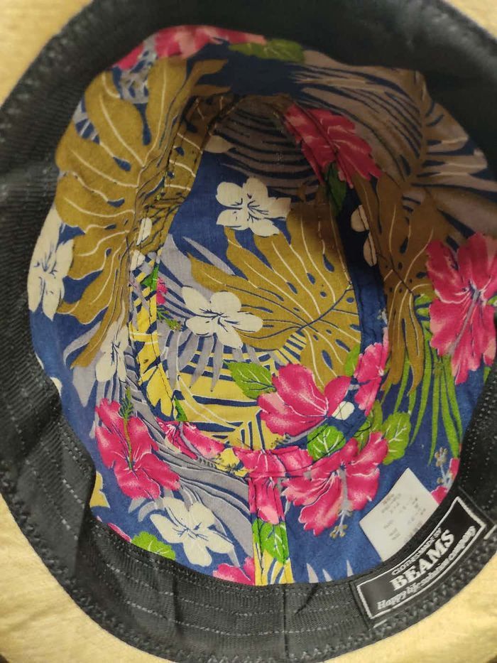 Beams Plus Vintage Beams Happy Life Solution Company Bucket Hat Size ONE SIZE - 5 Thumbnail