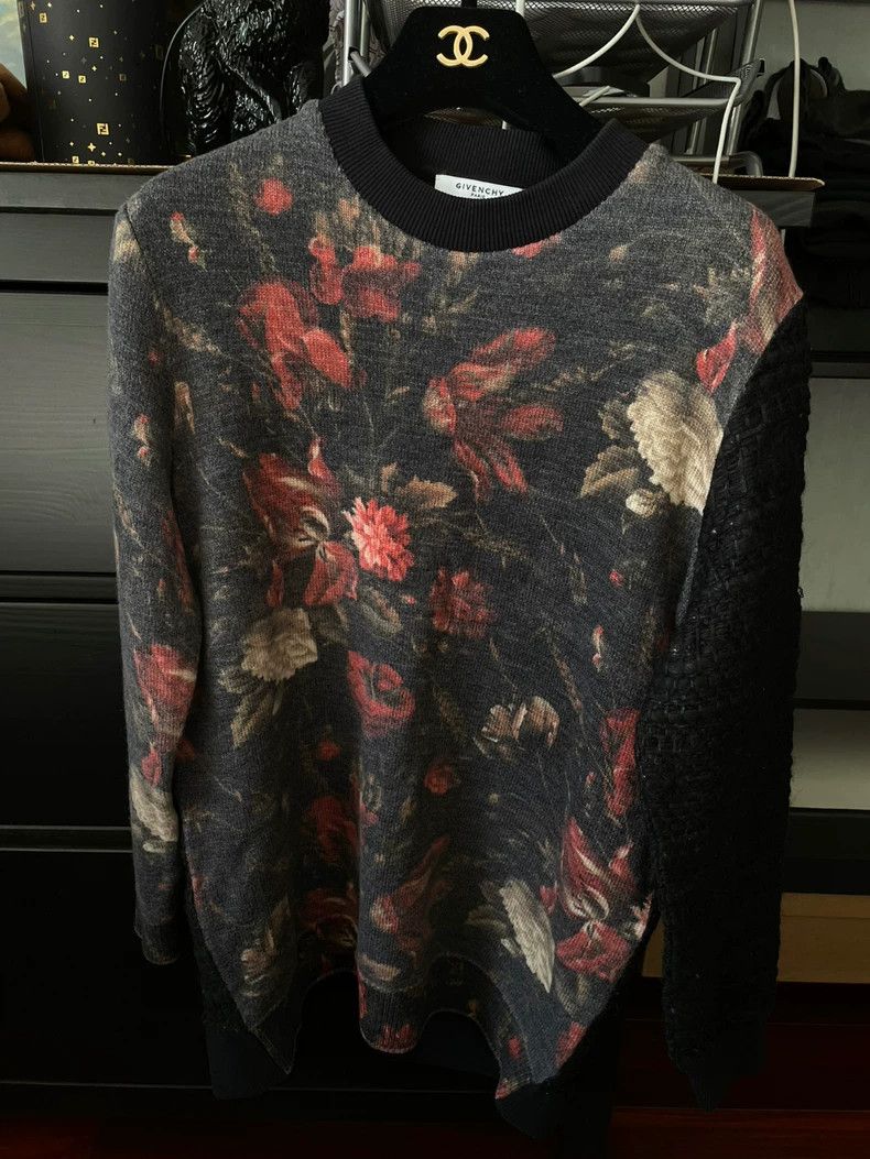 Givenchy Givenchy Floral Wool Sweater - dmc Size US S / EU 44-46 / 1 - 1 Thumbnail