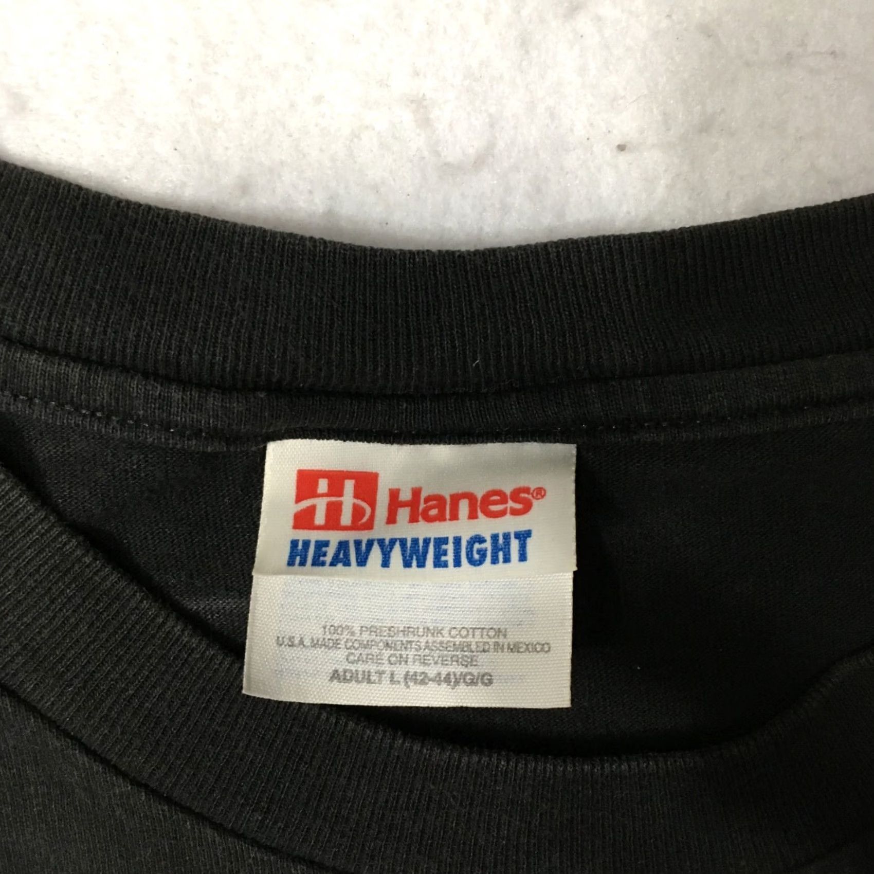 Hanes VINTAGE hanes T-Shirt Adult large black graphic What's Up wazzup wazzuup Size US L / EU 52-54 / 3 - 3 Thumbnail