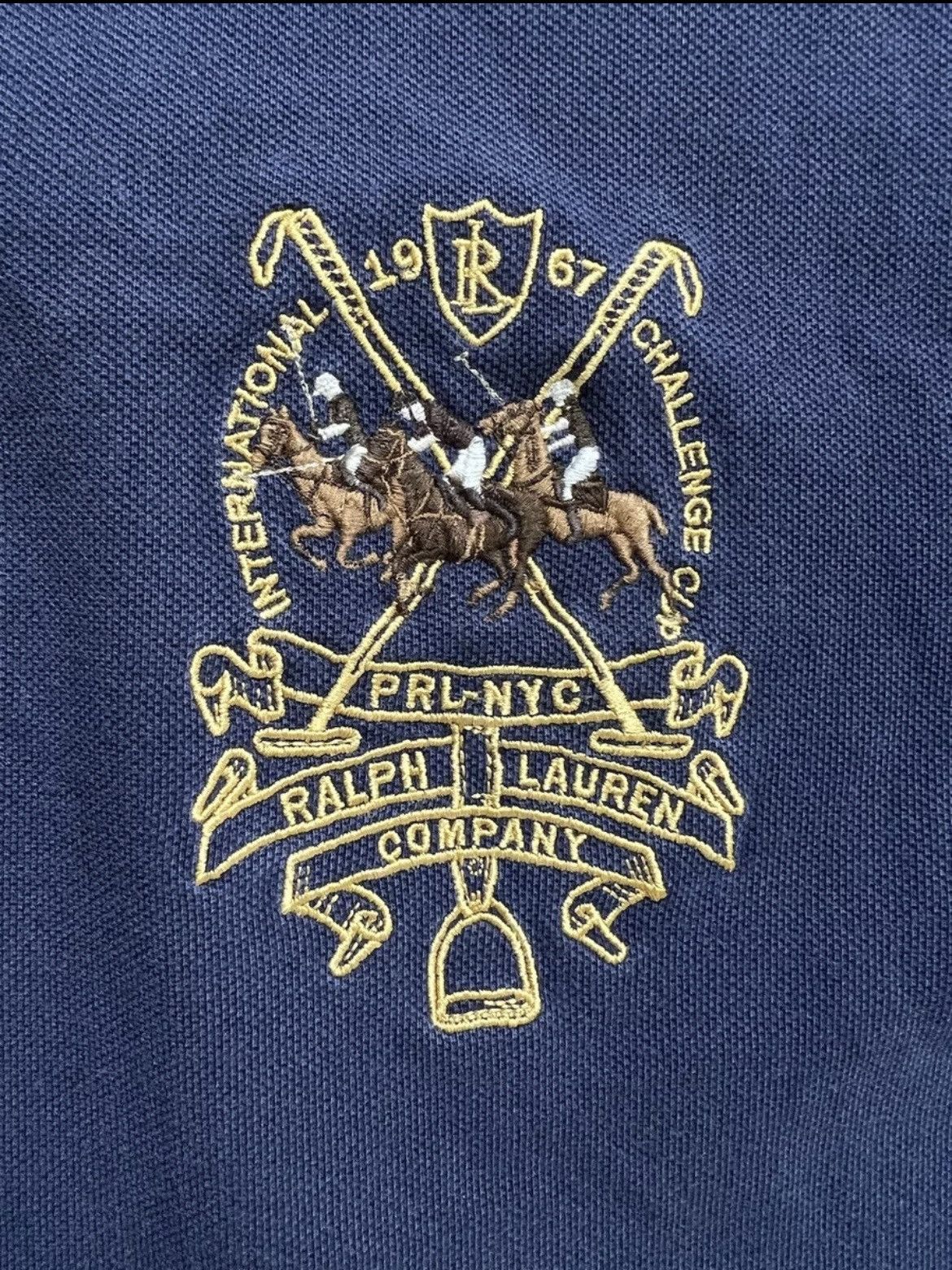 Polo Ralph Lauren × Vintage VTG Polo Ralph Lauren International Challenge Cup Blue Size US L / EU 52-54 / 3 - 5 Thumbnail