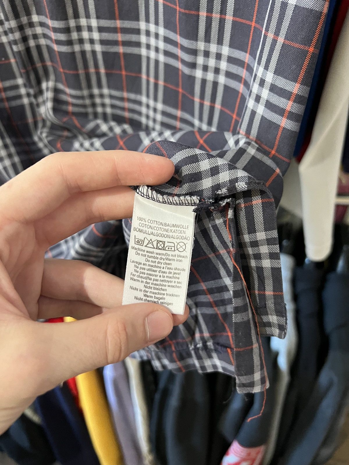 Burberry VINTAGE BURBERRY’S CHECKERED POLO SHIRT AOP NOVA CHECK SZ M Size US M / EU 48-50 / 2 - 7 Thumbnail