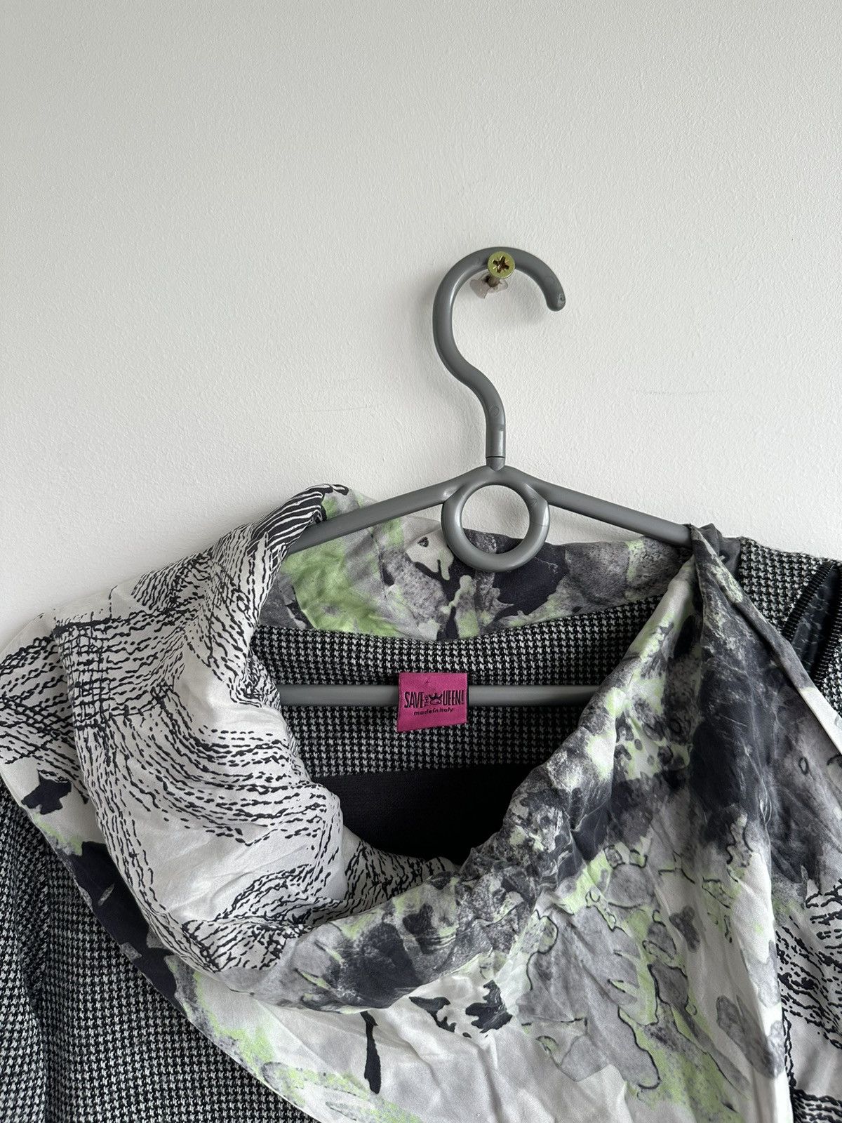 Other Save The Queen Houndstooh Wool Dress Long Sleeve Size M Grey Size M / US 6-8 / IT 42-44 - 12 Thumbnail