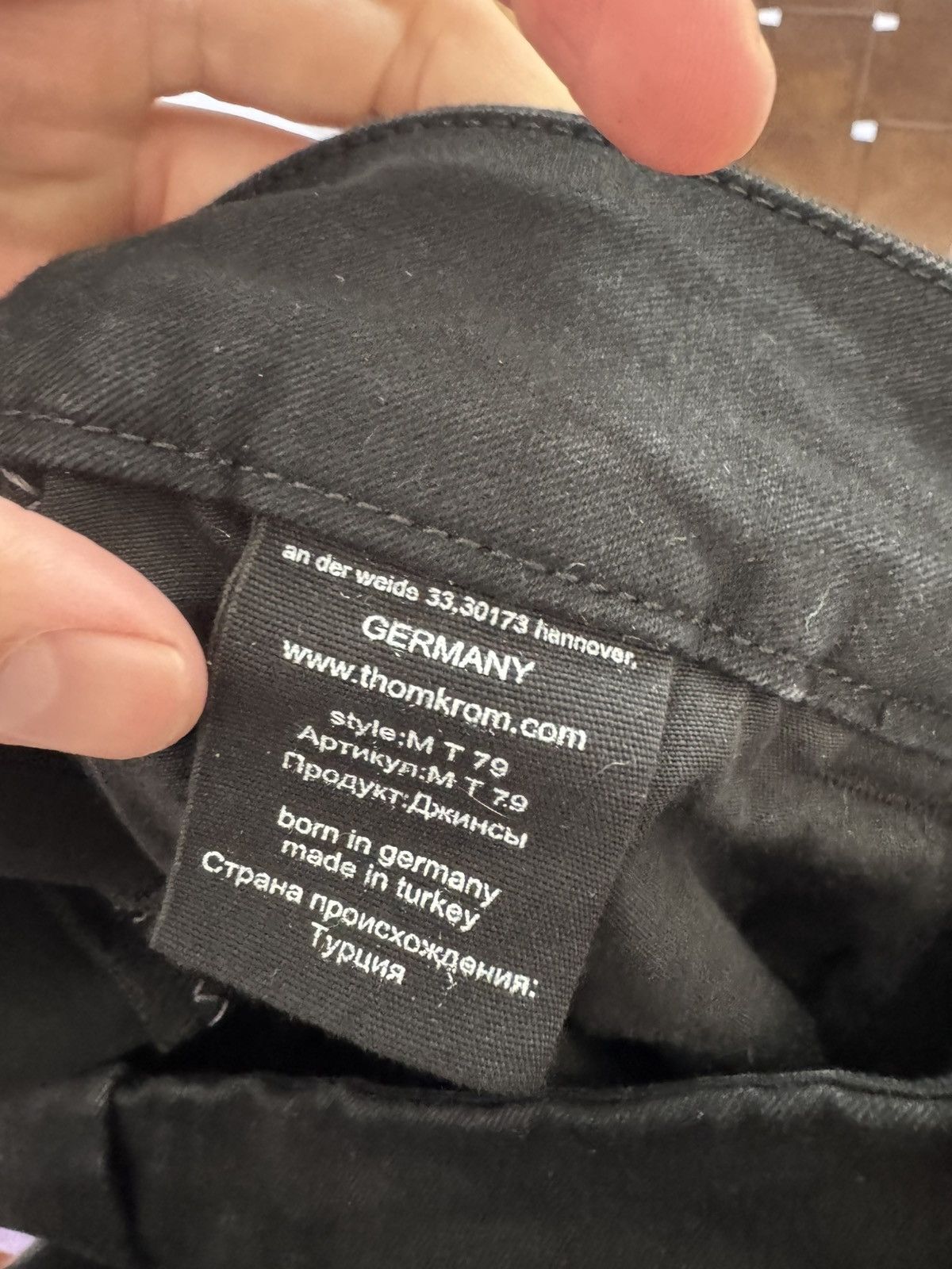 Thom Krom Nwt Stitched denim Size US 30 / EU 46 - 9 Thumbnail