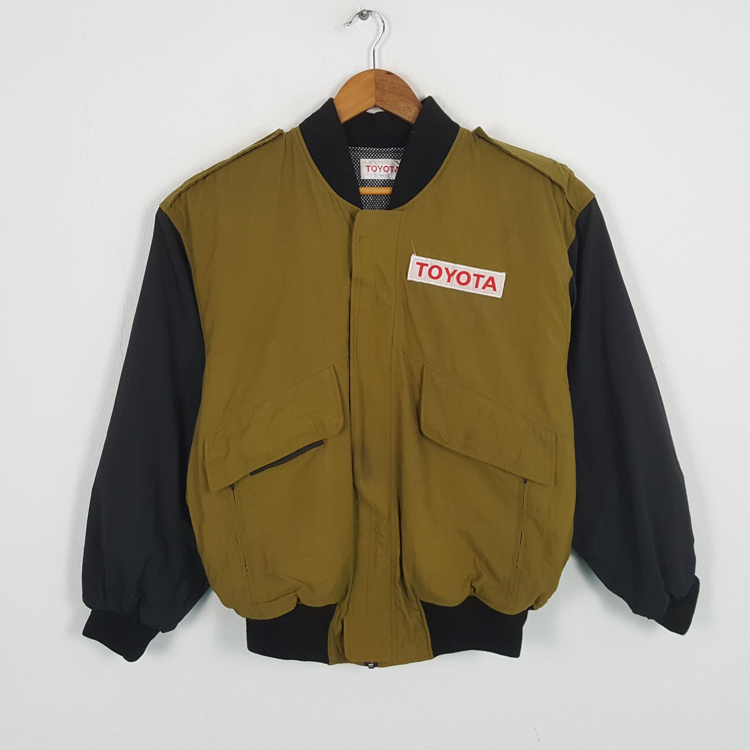 Japanese Brand × Vintage Vintage TOYOTA Japanese Racing Team Bombers Jacket Size US L / EU 52-54 / 3 - 3 Thumbnail