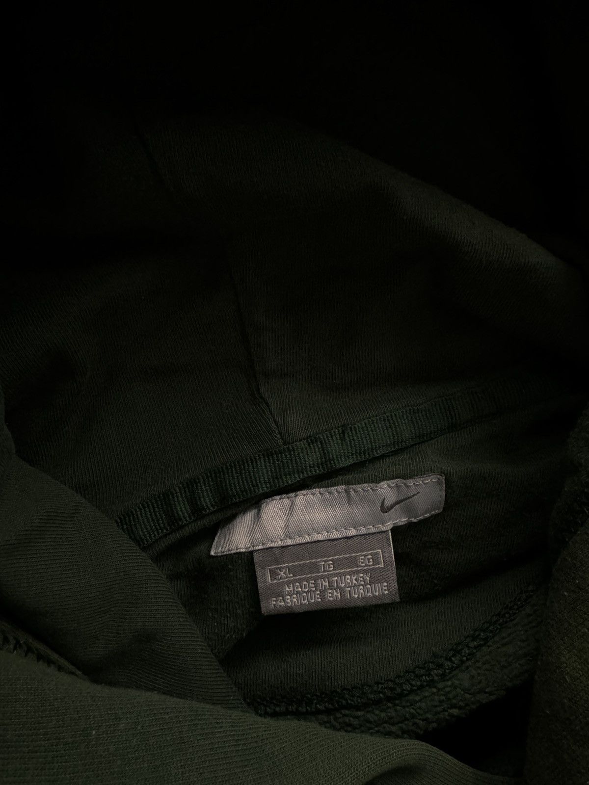 Nike × Vintage NIKE VINTAGE CENTER LOGO OVERSIZE BOXY HOODIE Size US XL / EU 56 / 4 - 5 Thumbnail