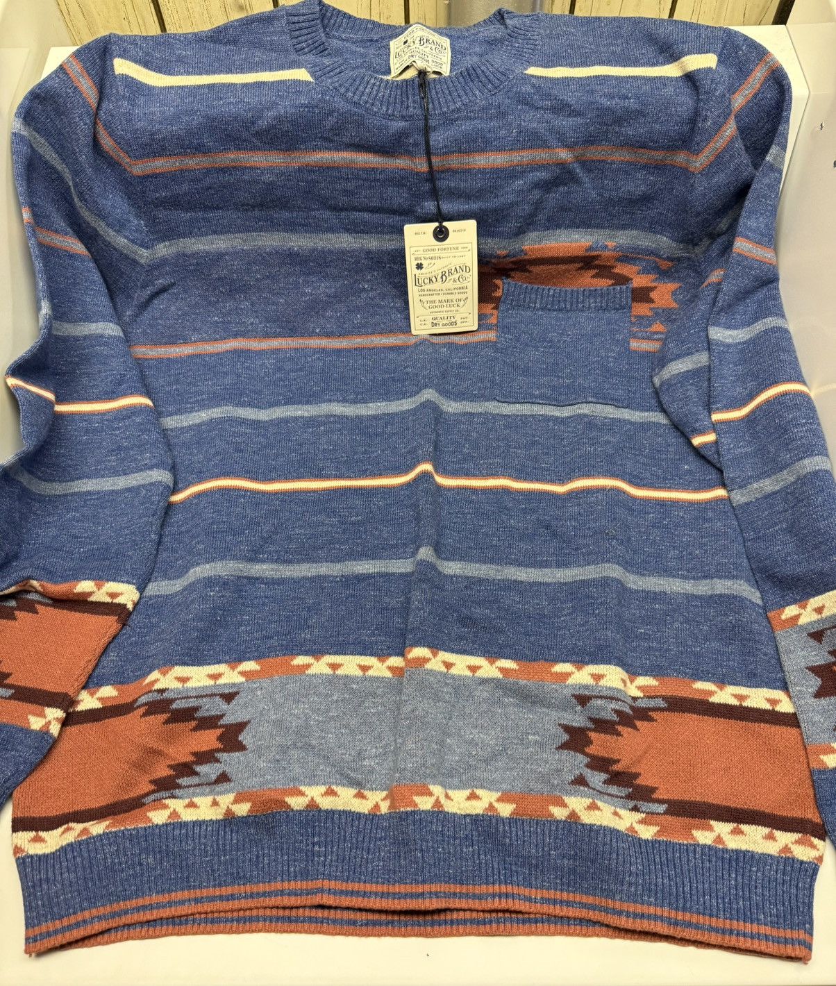 Lucky Brand Lucky Brand mens crewneck sweater Size US XL / EU 56 / 4 - 1 Thumbnail