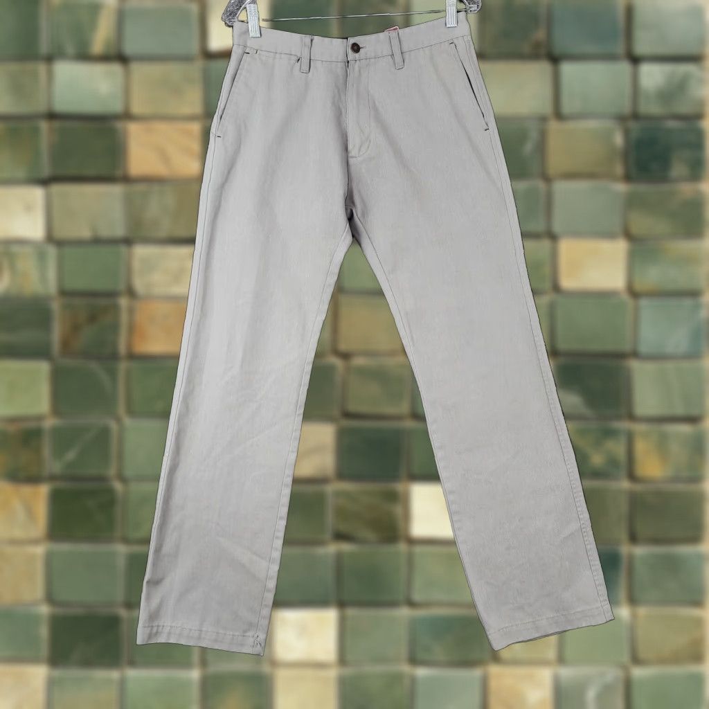 Vintage Free World Mens Gray Chino Pants Straight Leg Size 30 Size US 30 / EU 46 - 1 Thumbnail