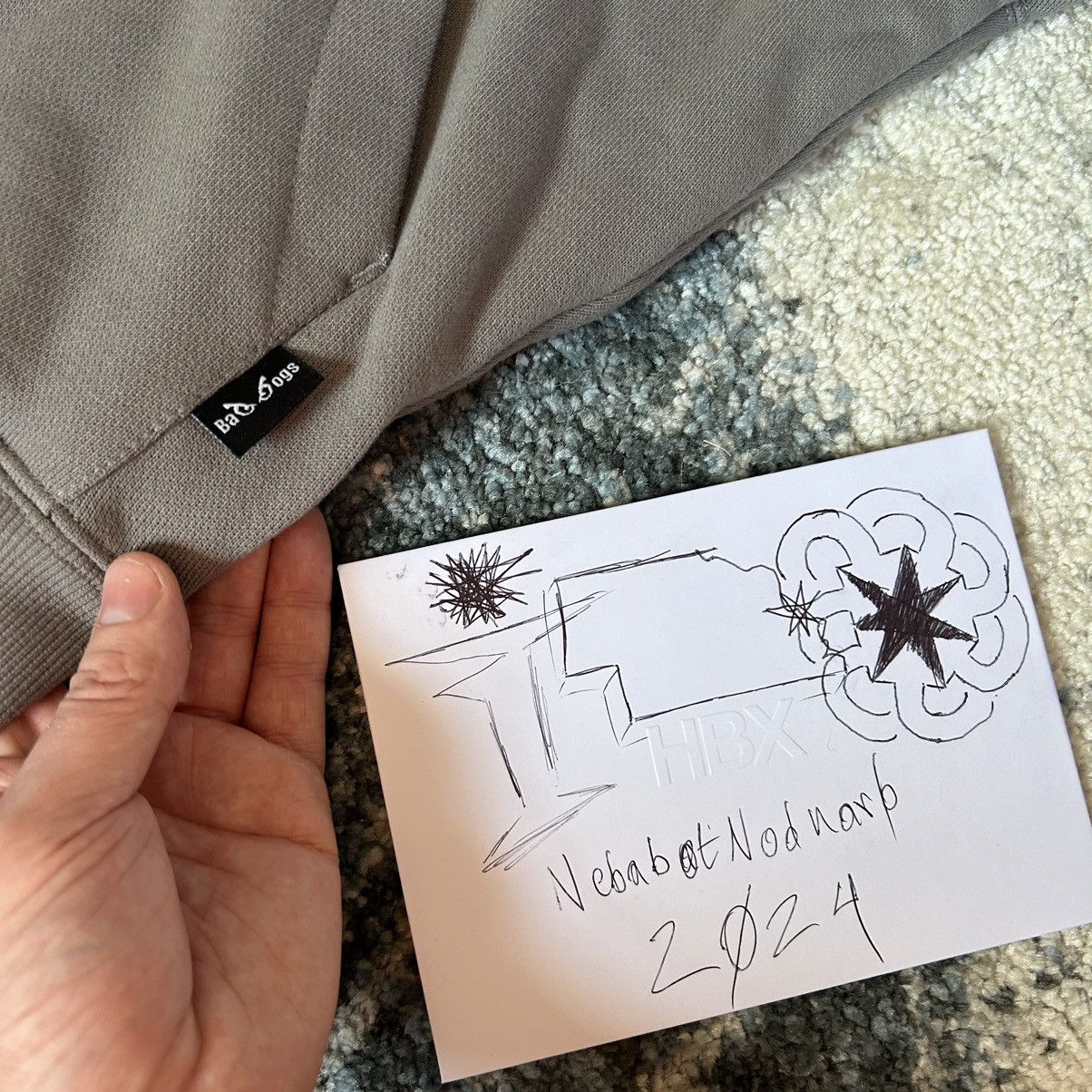 Hypebeast × Japanese Brand DOGS x BAD BOY x HBX MONOCHROMATiC ZiP UP HOODiE SWEATSHiRT Size US L / EU 52-54 / 3 - 18 Thumbnail