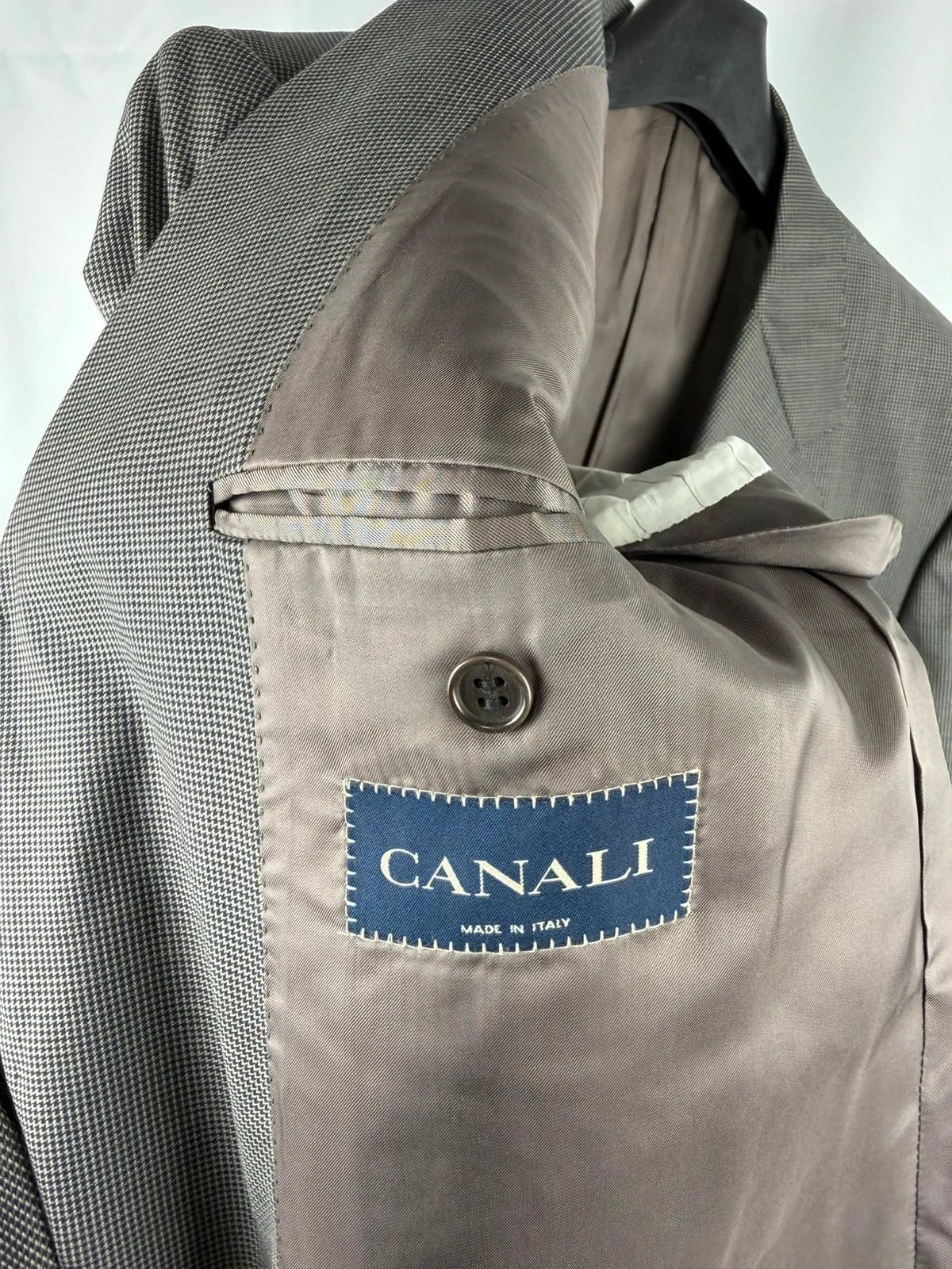 Canali Canali Wool Suit size 54 Size 44R - 9 Thumbnail