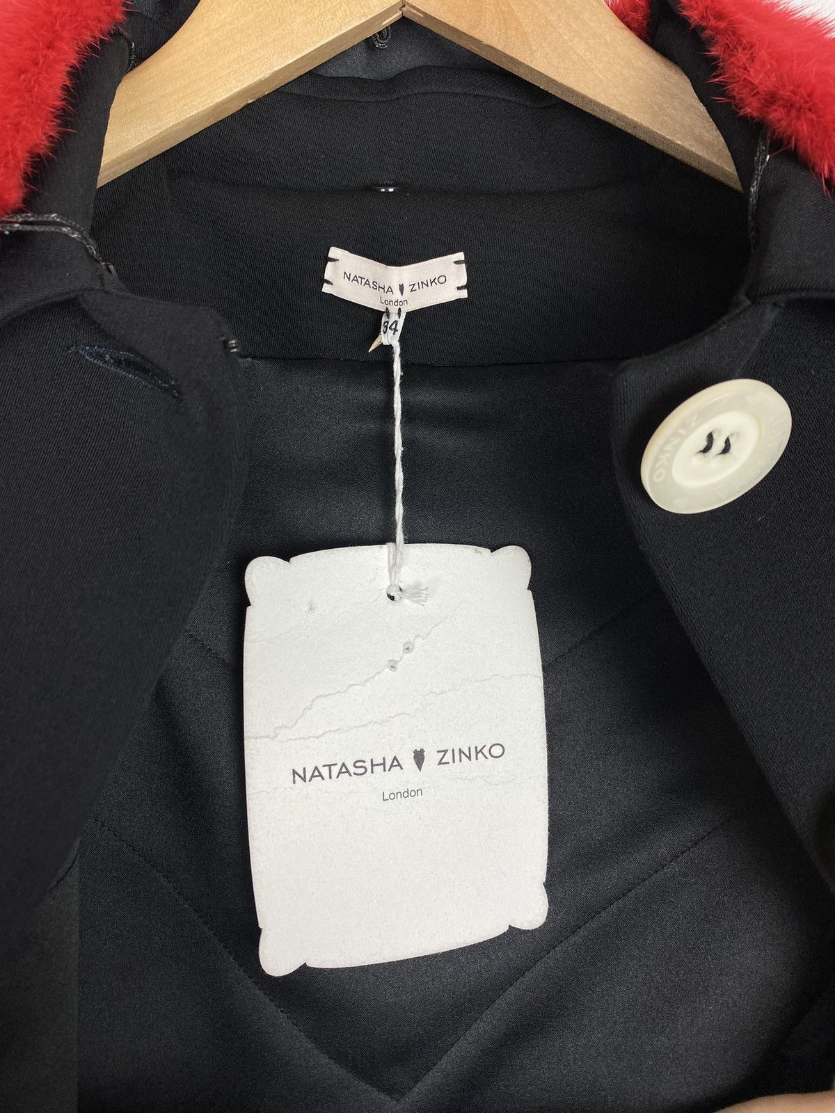 Natasha Zinko BNWT! Natasha Zinko wool tailed assymetrical length coat Size XXS / US 00 / IT 34 - 20 Thumbnail