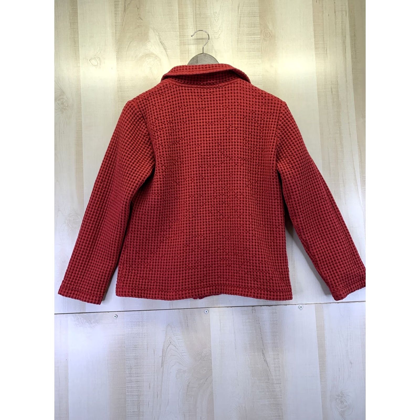 Vintage Cabela’S Weathered Red Waffle Knit Womens Jacket Sz L-5962 Size L / US 10 / IT 46 - 5 Thumbnail