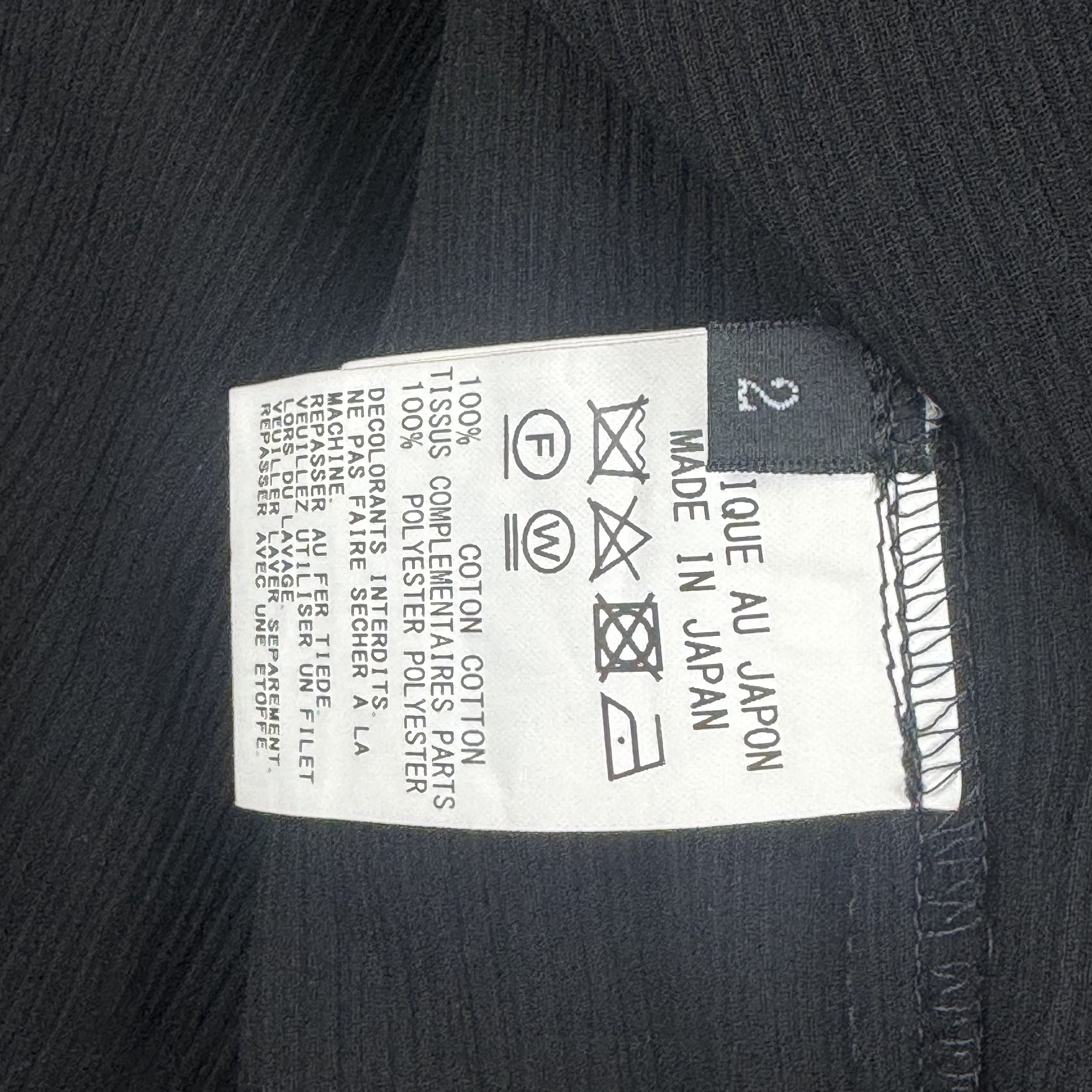 Yohji Yamamoto Double Layer Rayon Shirt Size US S / EU 44-46 / 1 - 9 Thumbnail