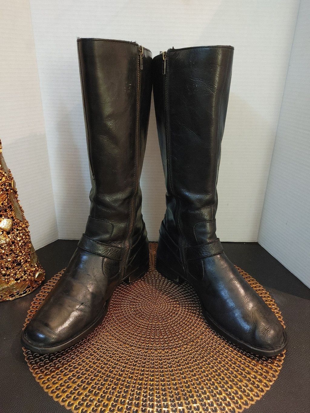 Born Born Leather Riding Boots Size 10M Size US 10 / IT 40 - 5 Thumbnail