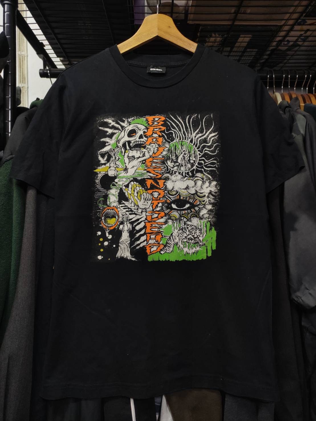 Diesel Diesel SS 2020 / Braves Not Dead T-Shirt Size US L / EU 52-54 / 3 - 2 Thumbnail