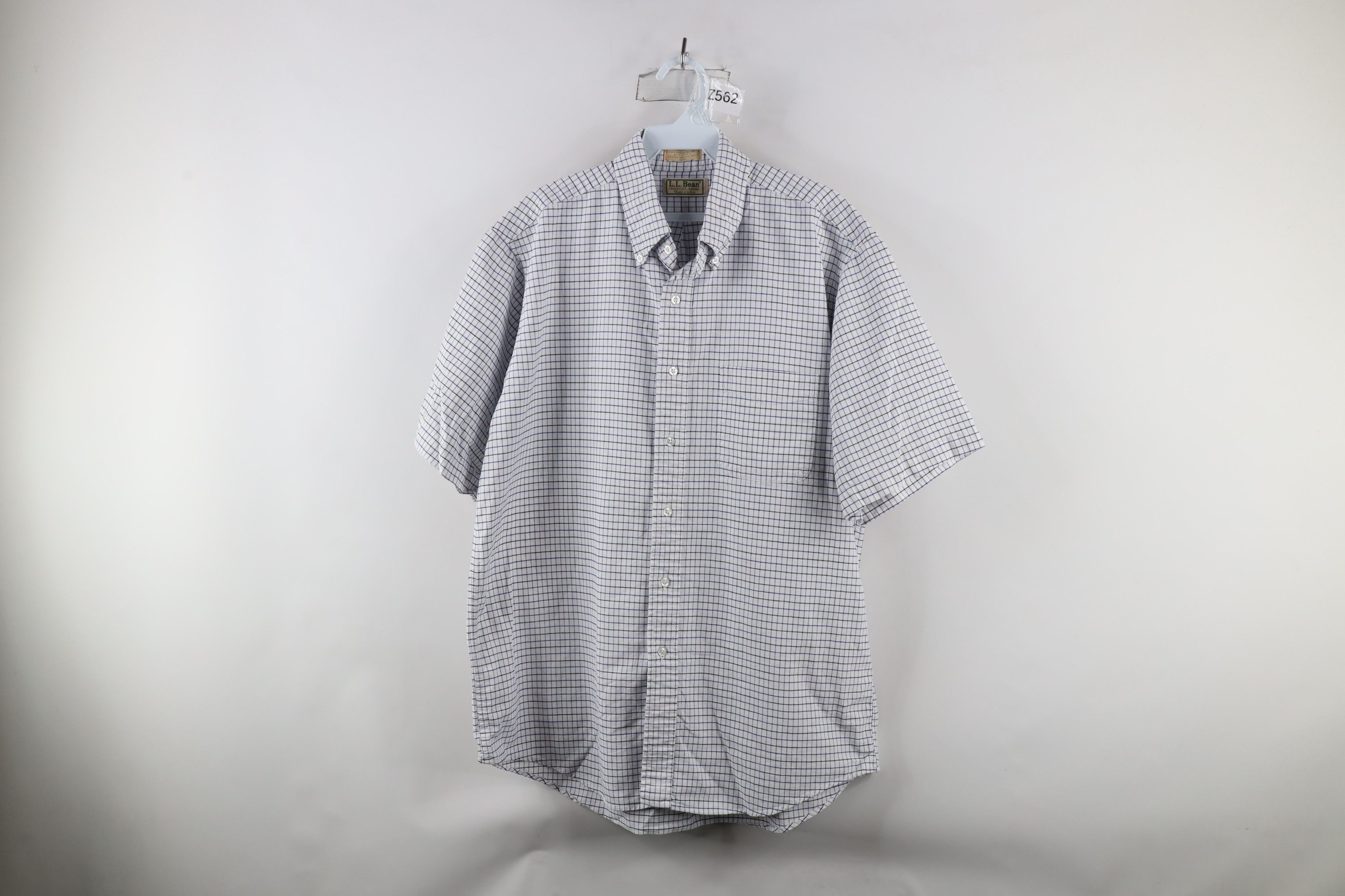 L.L. Bean × Vintage Vintage 90s LL Bean Tailored Button Down Shirt Plaid USA Size US L / EU 52-54 / 3 - 1 Thumbnail