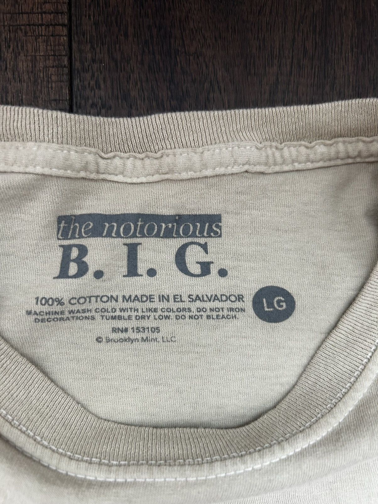 Other Notorius B.I.G. rare grail ready to die album cut tshirt Size US L / EU 52-54 / 3 - 2 Thumbnail